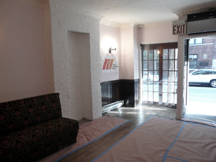 The AV Center's first pop up gallery was at 347 E 54th St. in Midtown. The 700 sq. ft space was graciously donated for AVC programming and gallery space. The AV Center Gallery is committed to showing artwork that is inspired by volunteer action, community involvement, and socially conscious issues. 