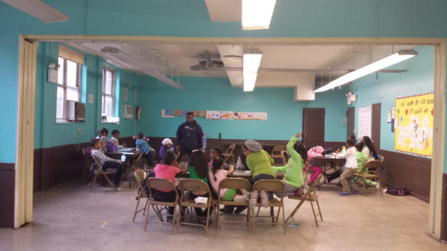 The Ravenswood Social Room is approximately 1600 sq. ft (66'x24') 