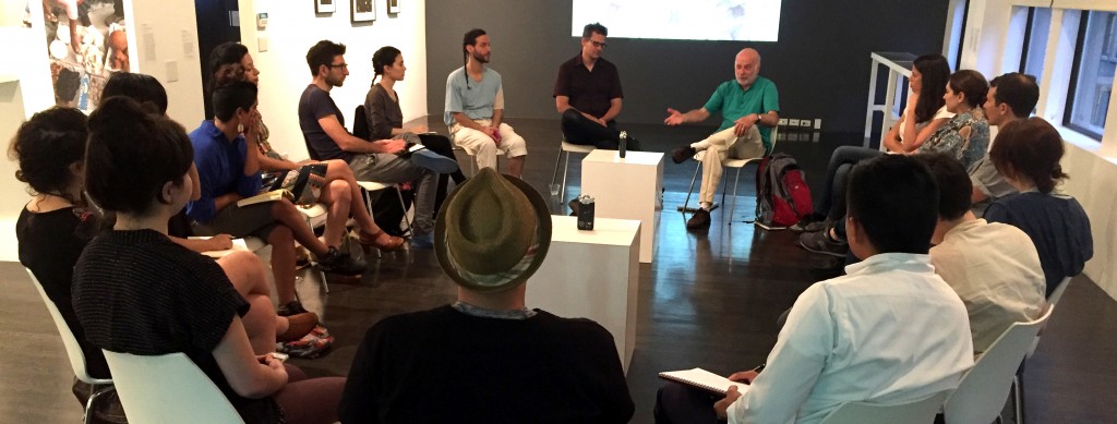 Tom Angotti speaking to the 2016 cohort. Image courtesy of More Art