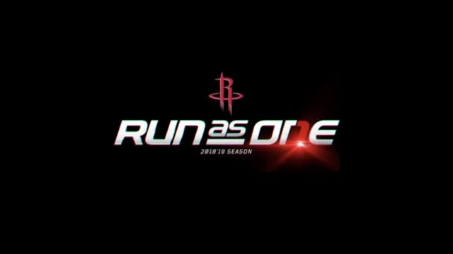 "Run as One" 2018-19 Houston Rockets Marketing Campaign
