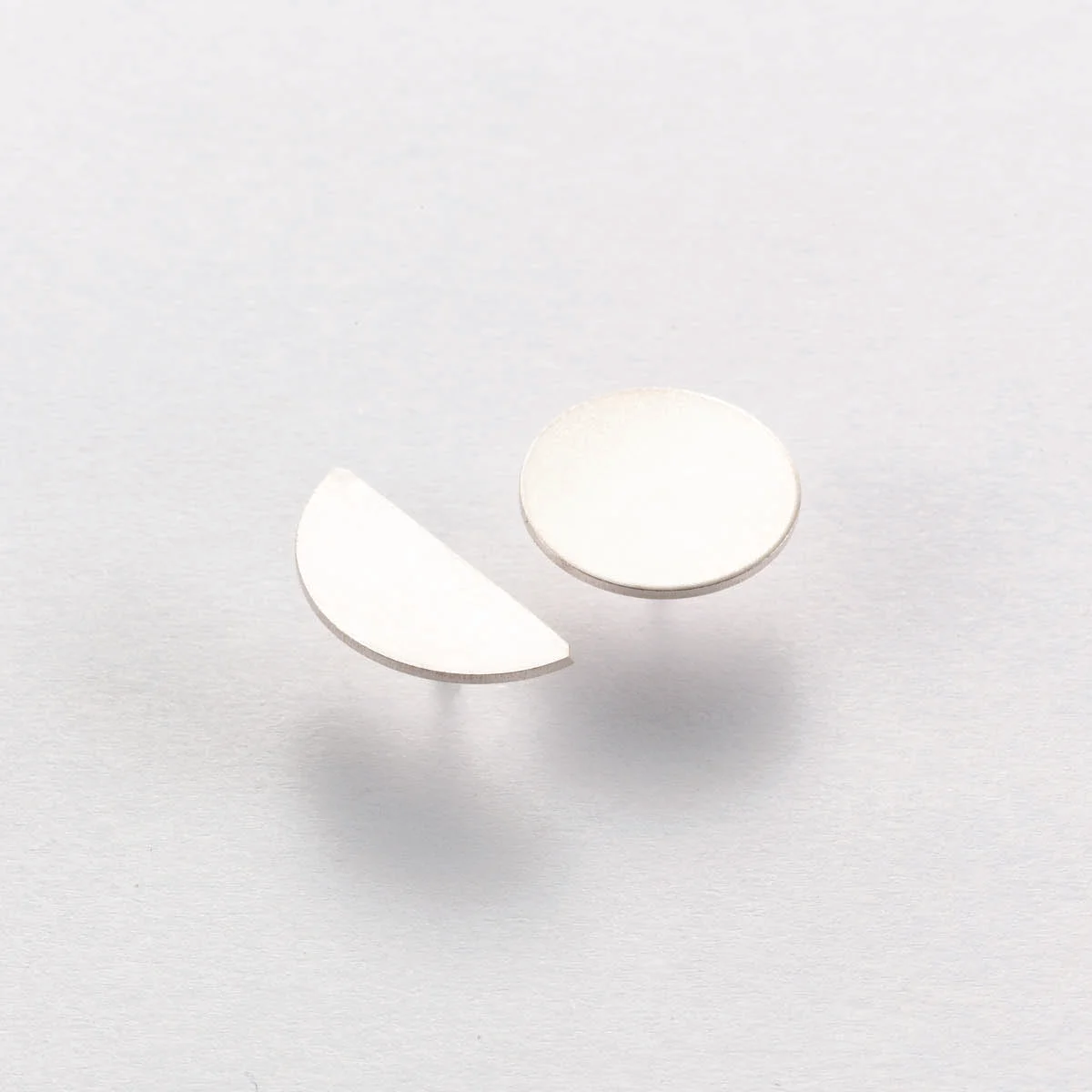 Half And Full Dot Ear Studs