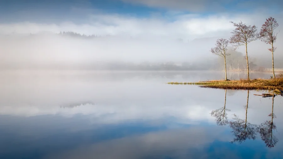 Looking South across Loch Ard