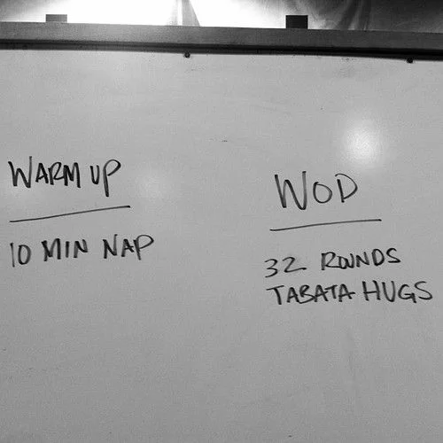 Sorry guys, not the TABATA I was talking about! But how 'bout that warm up?