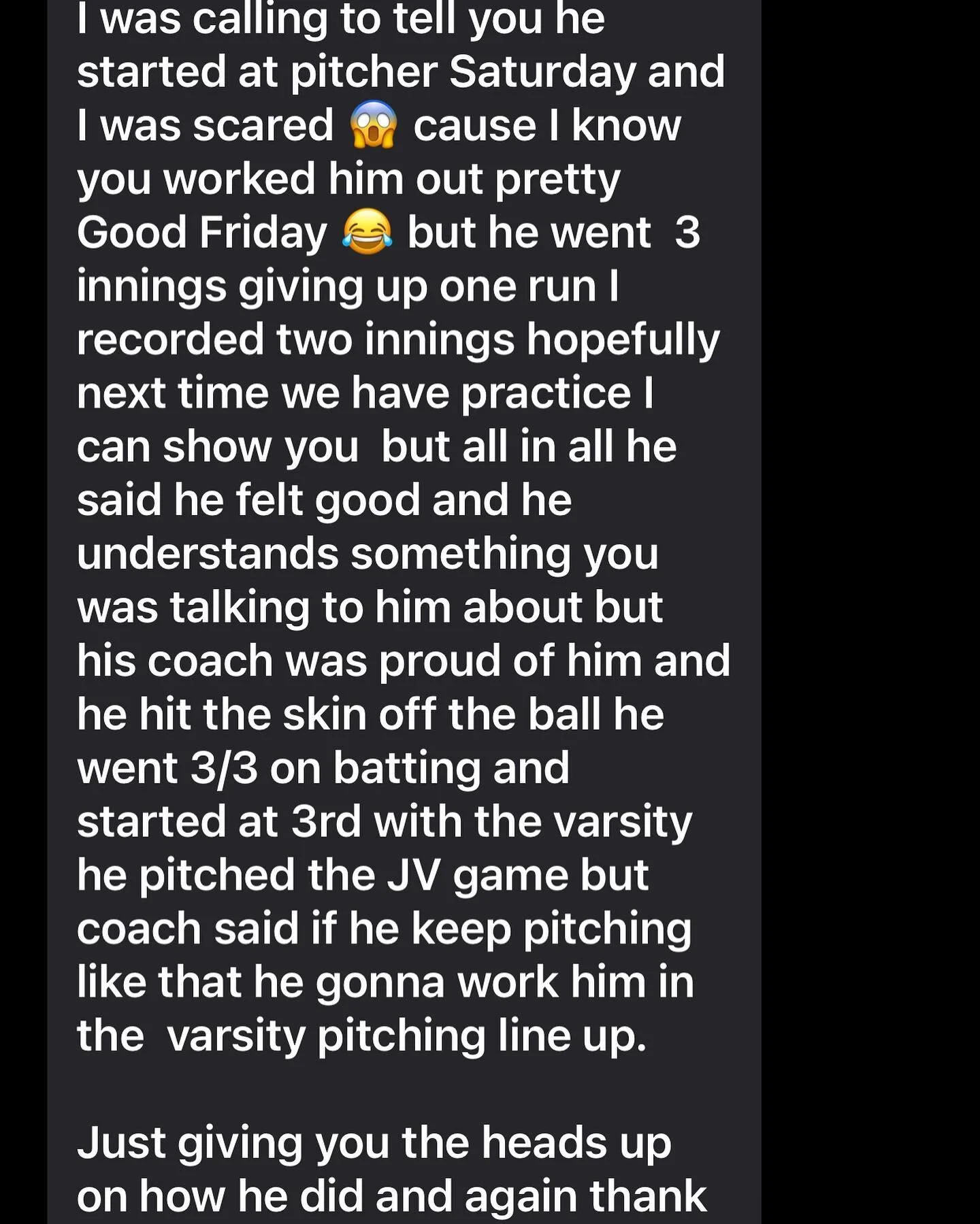 Testimonies like this is so encouraging to hear 👂! Our coaches have been there and done that and can impart confidence in the upcoming generation!  The coaches don’t get to watch the kids finally perform when the lights come on the stage and w