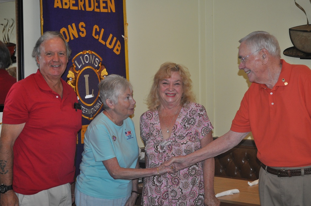 Lions Arnie, Barbara, Janice and Brad