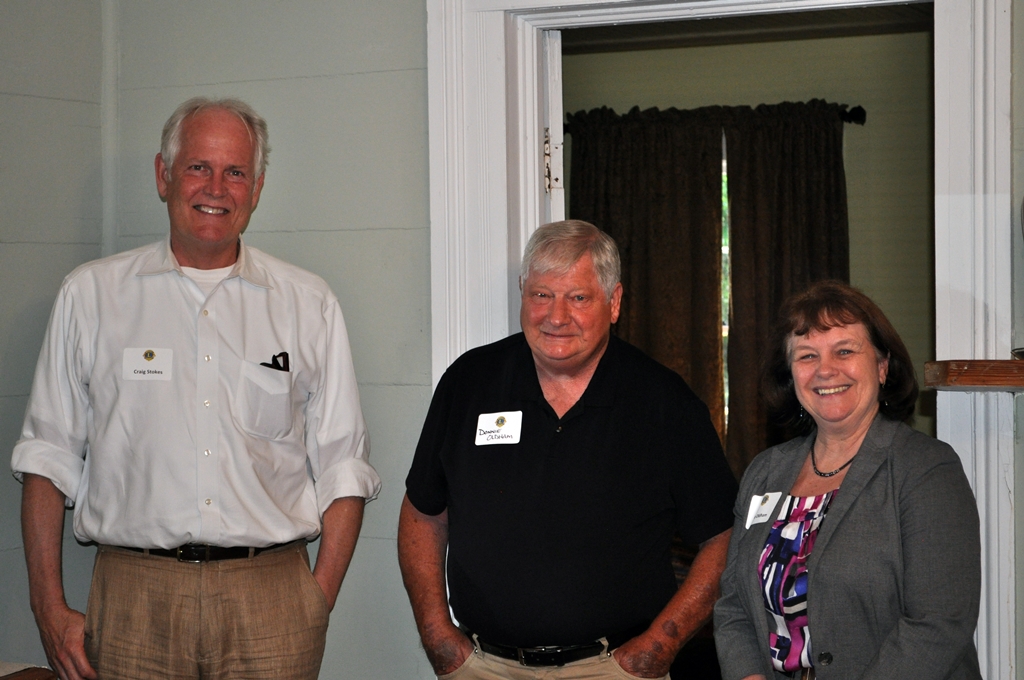  Lion Craig Stokes, Donnie Oldham, Lion Linda Oldham 