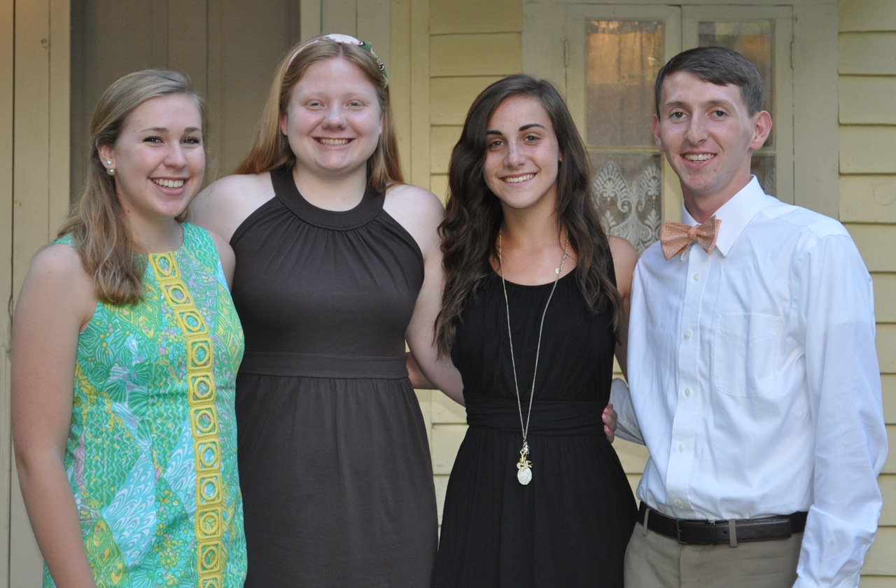  2015 Aberdeen Lions Scholarship Winners: Heather Alers-Hankey, Tori Little, Marissa Bouchard, Robert Anderson 