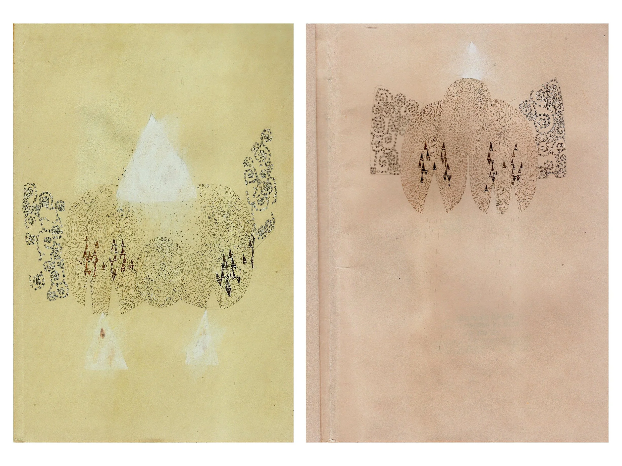 Tago Mago 2004 Pencil, ink, and gouache on paper