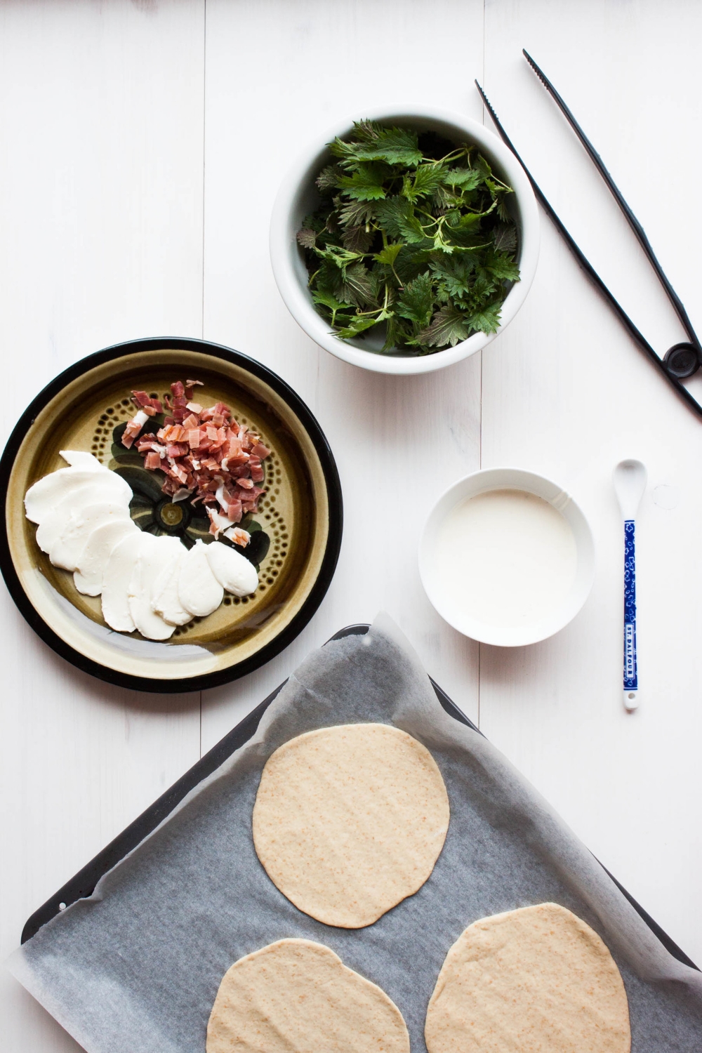 Nettle Flatbread | my blue&white kitchen