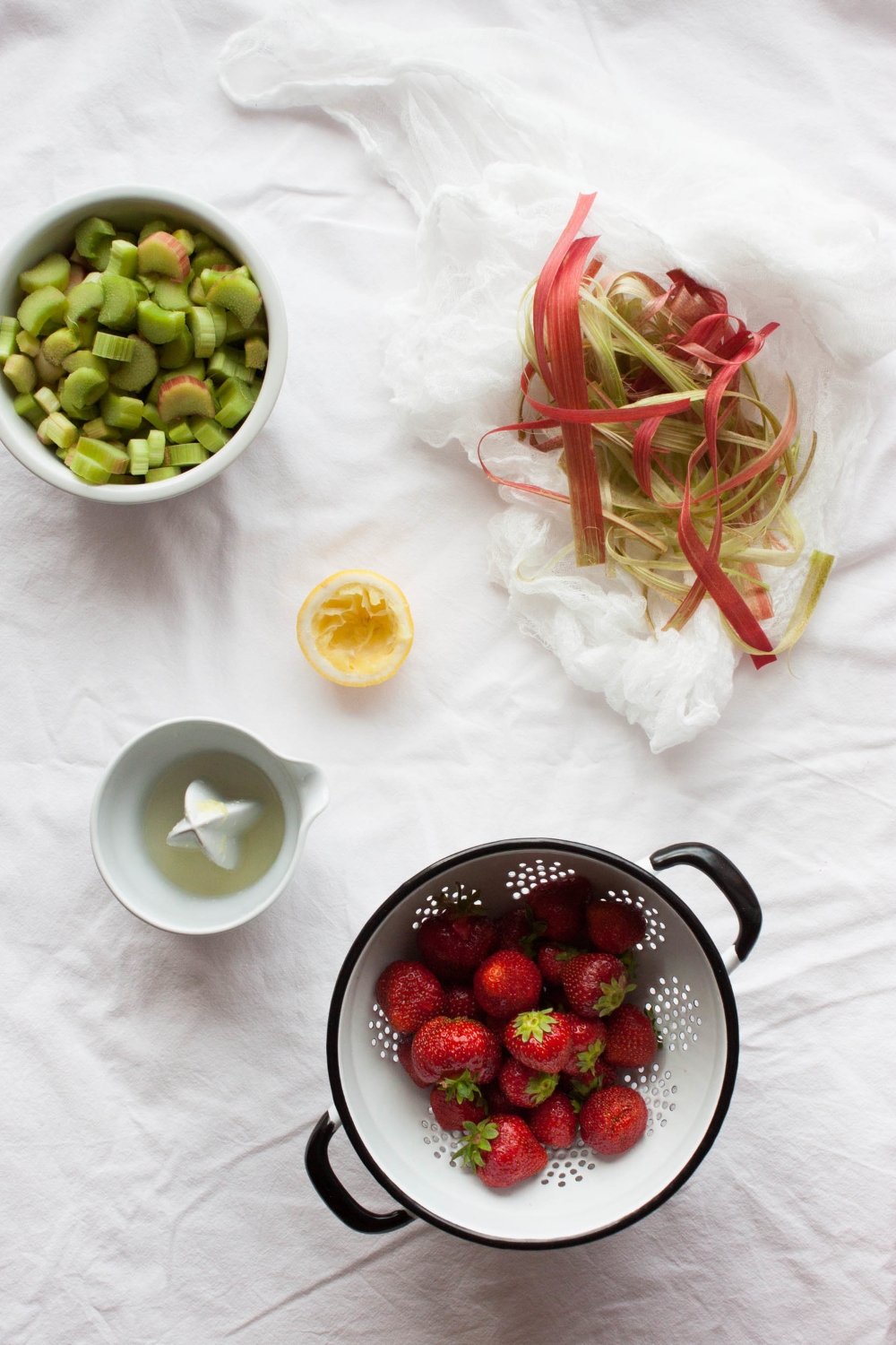 Rhubarb Strawberry Jam | my blue&white kitchen