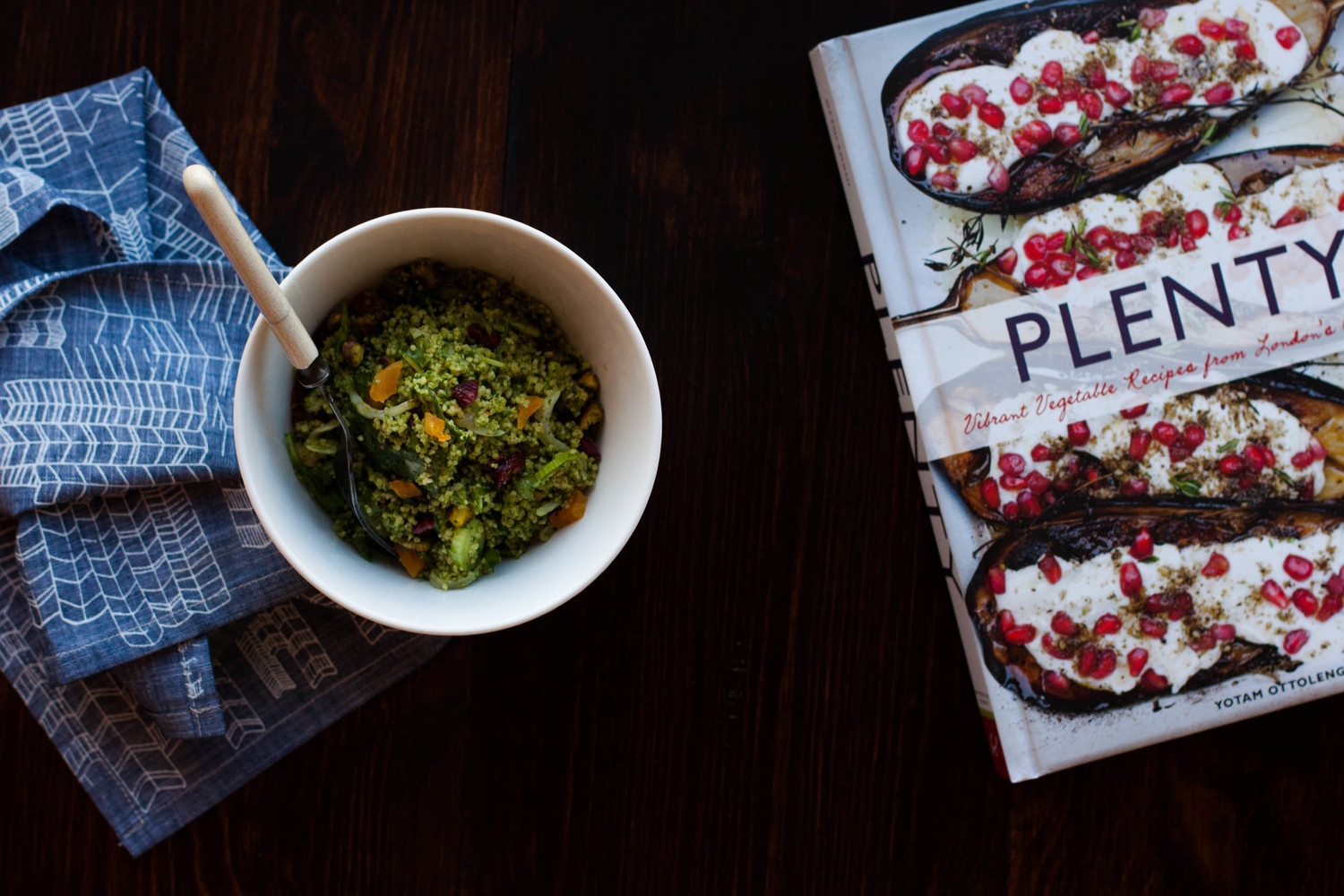 Green Couscous Salad | My Blue&White Kitchen