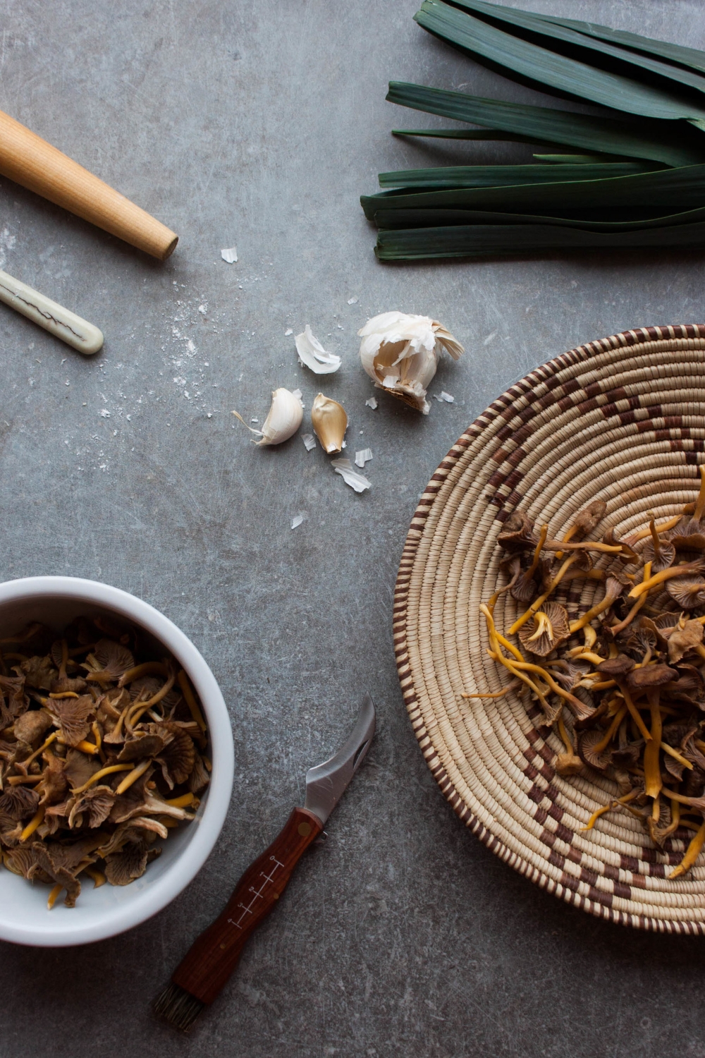 Funnel Chanterelle Tartlets | My Blue&White Kitchen