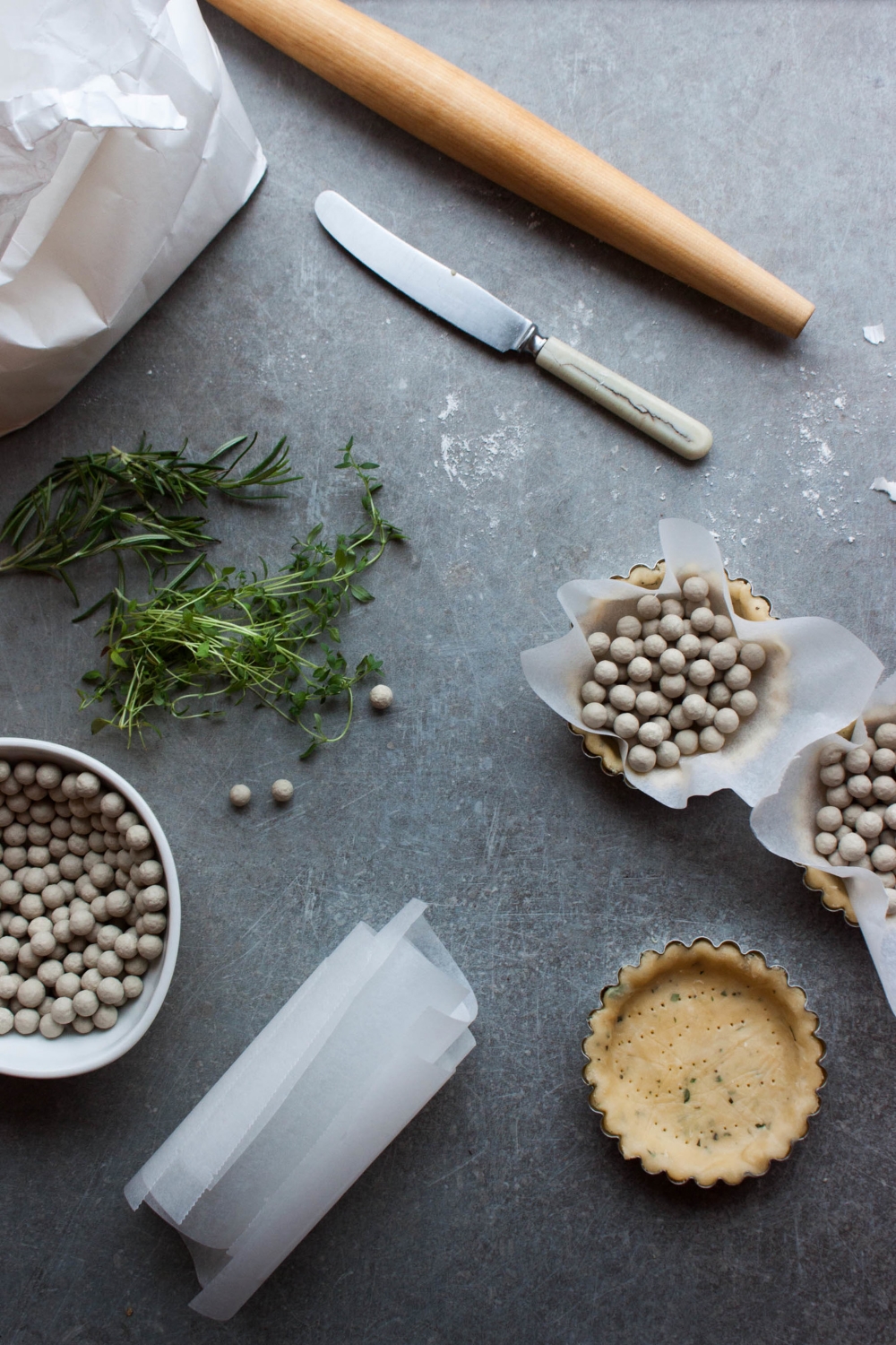 Funnel Chanterelle Tartlets | My Blue&White Kitchen