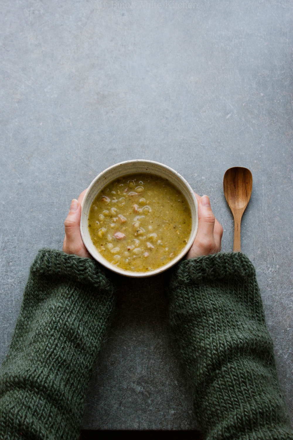 Rustic Nordic Pea Soup | My Blue&White Kitchen