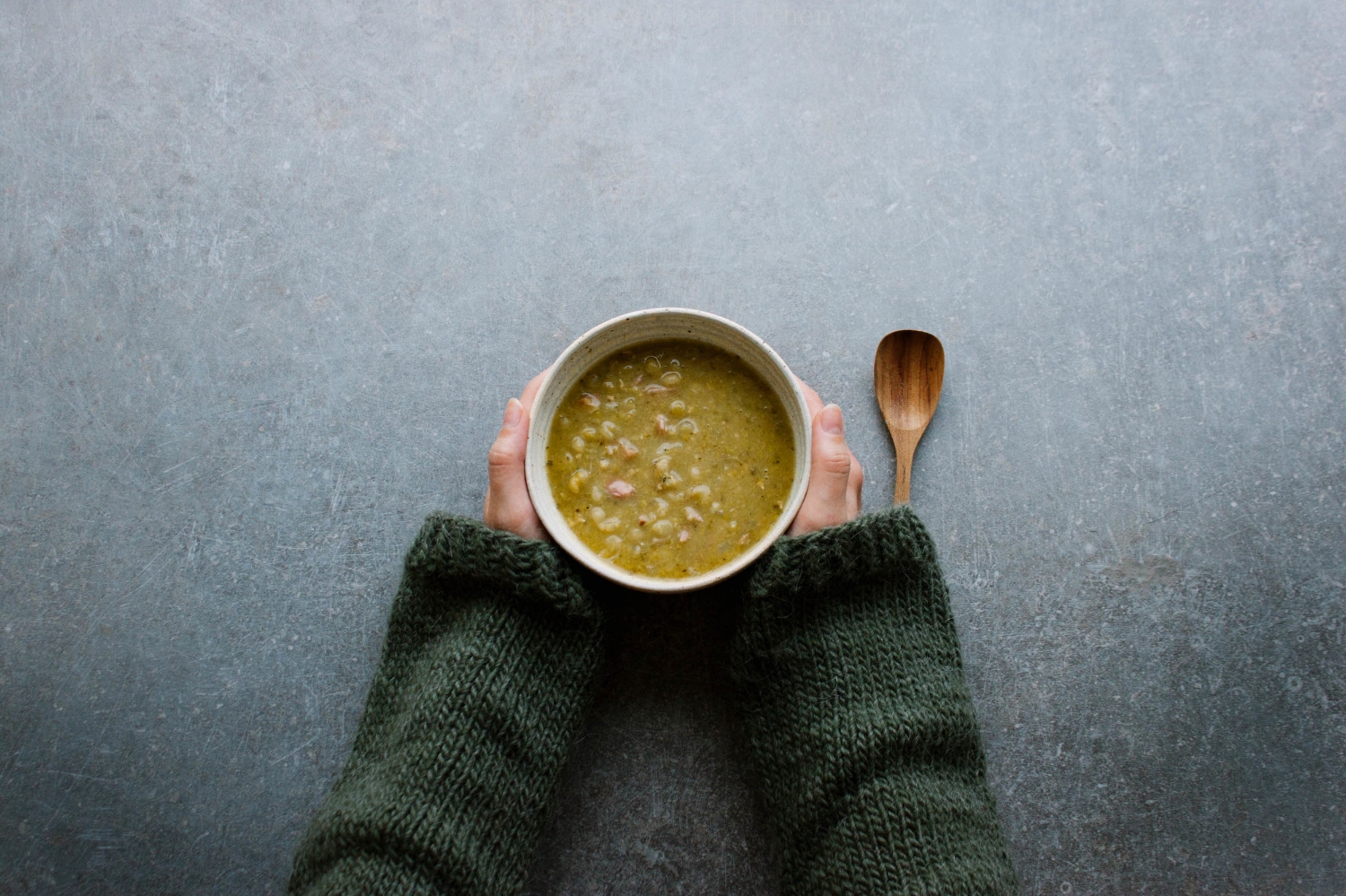 Rustic Nordic Pea Soup | My Blue&White Kitchen