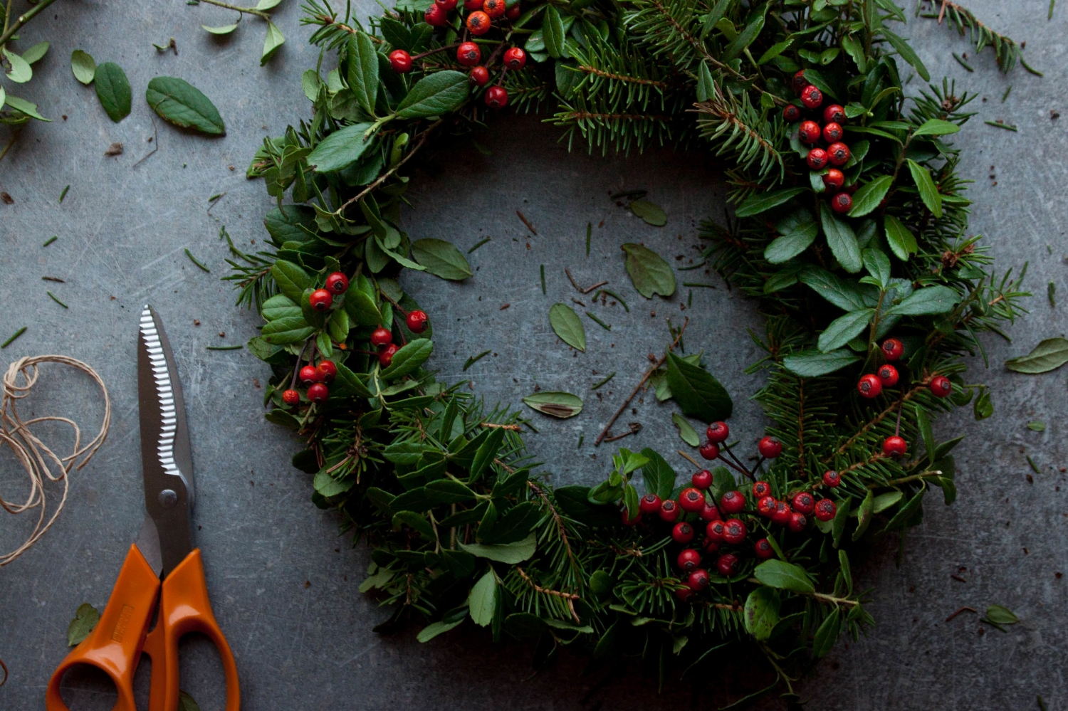 Wreath Making | My Blue&White Kitchen