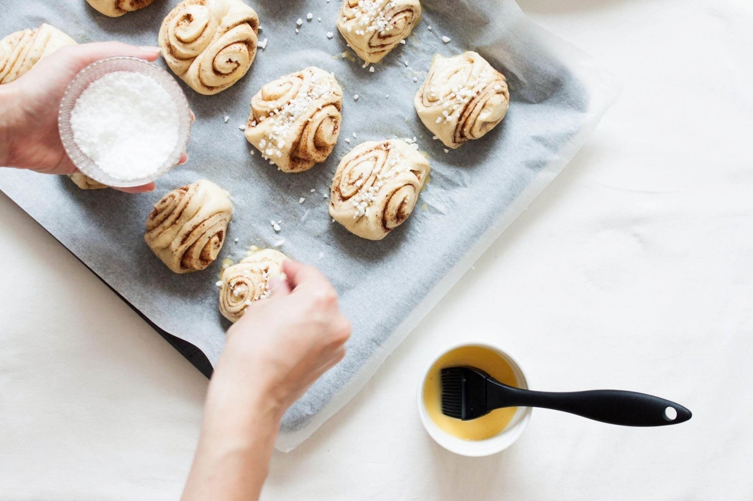 My Blue&White Kitchen | Finnish Cinnamon Rolls