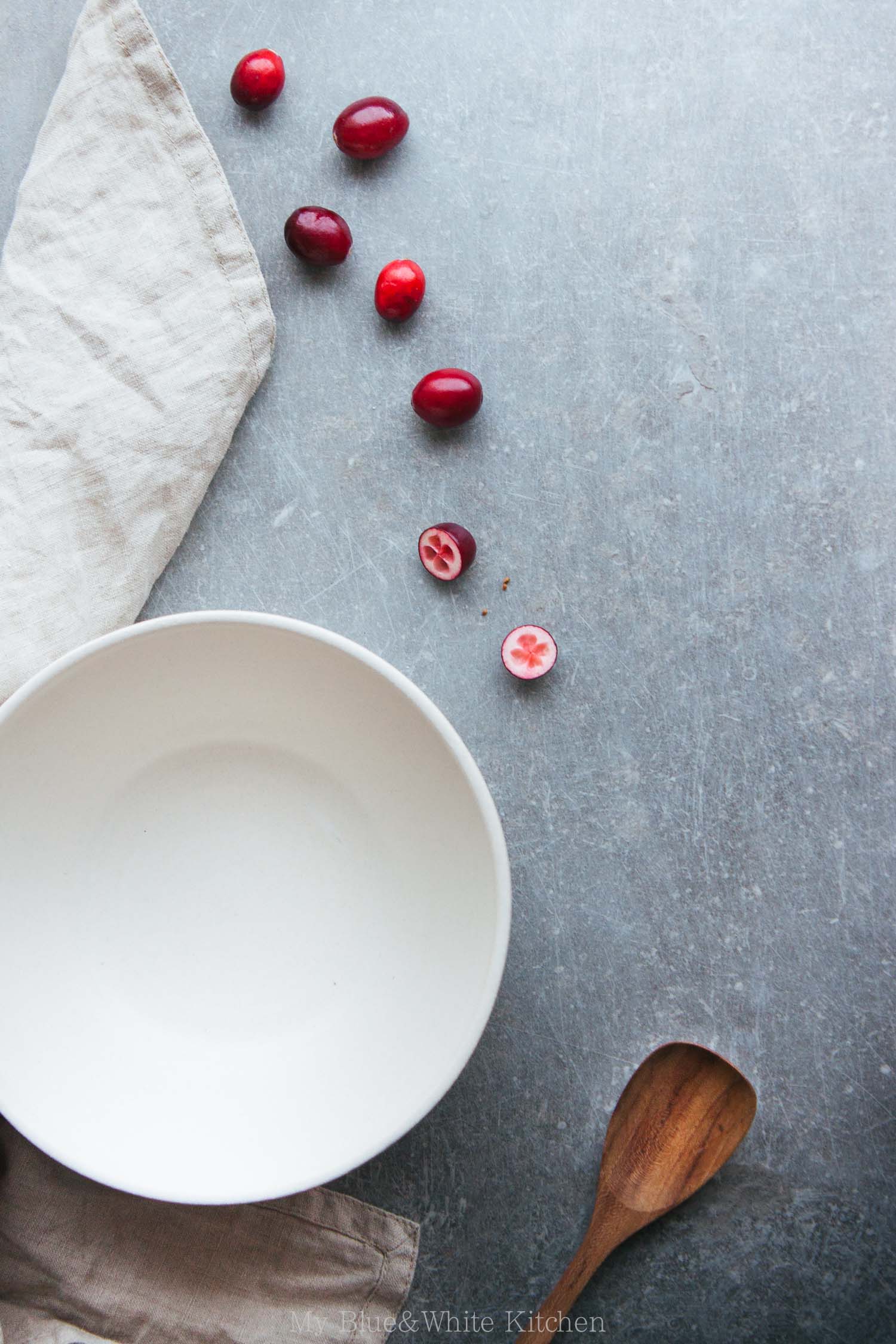Whipped Cranberry Porridge | My Blue&White Kitchen
