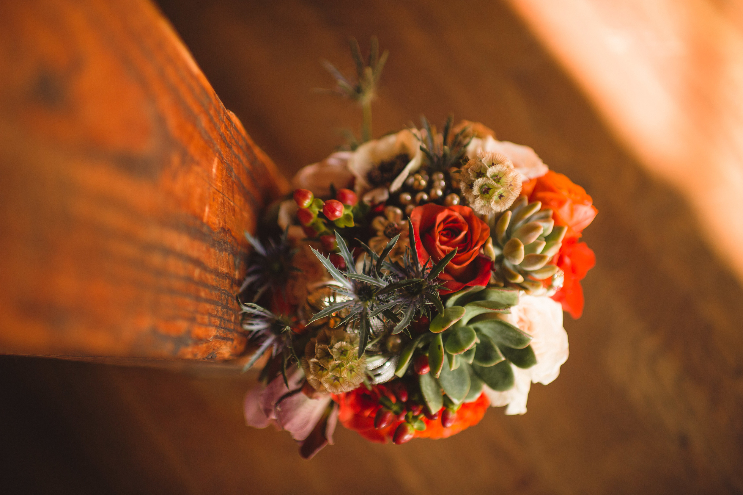 Autumnal Bridal Bouquet
