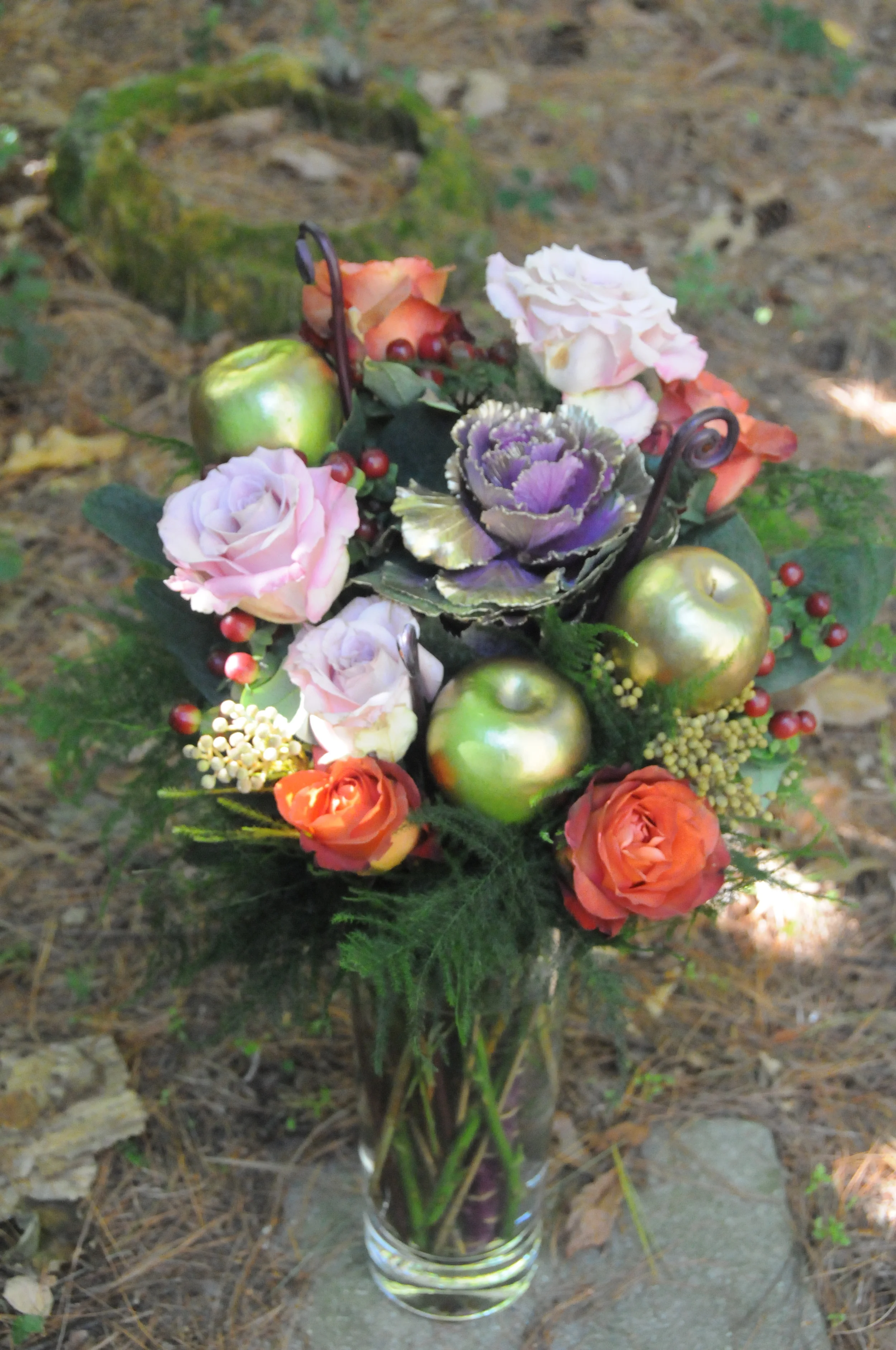 Autumn Centerpiece with Apples