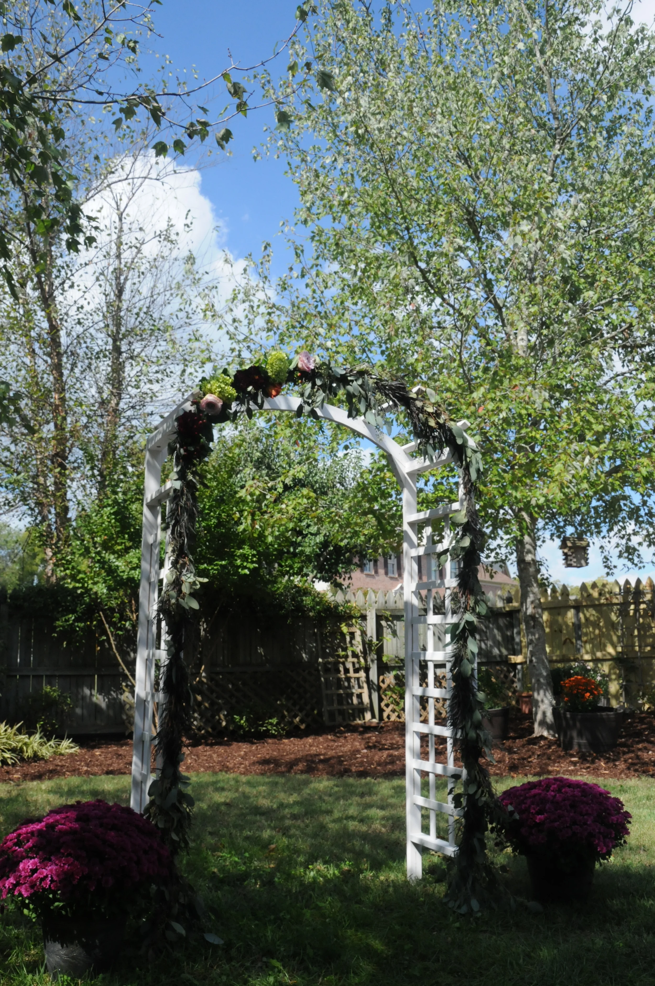 Fall Flower Arch