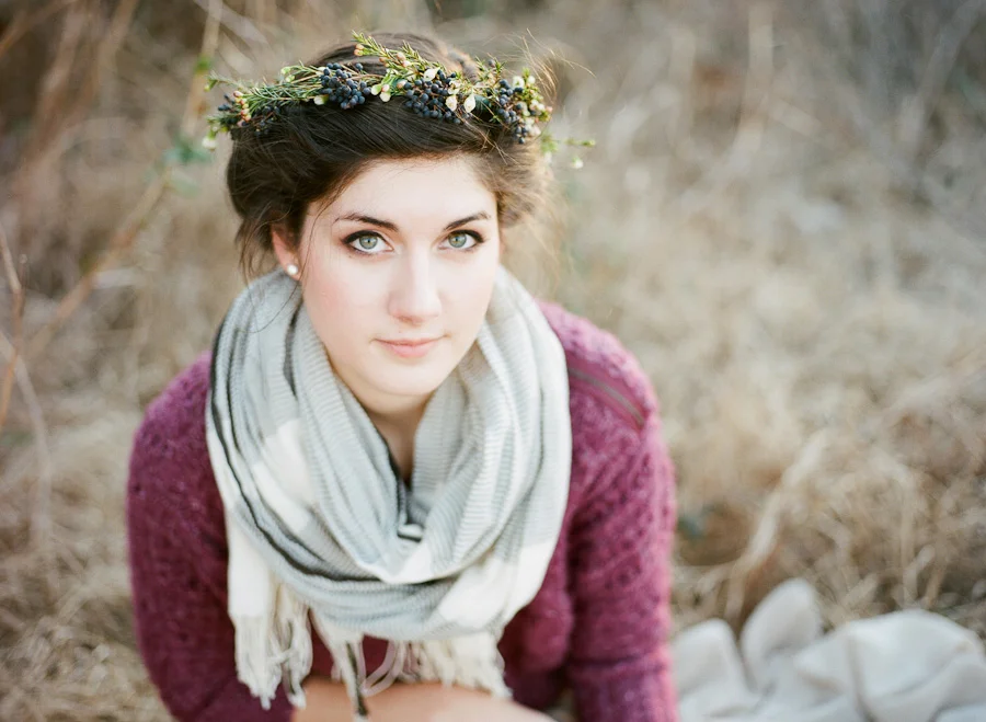 Wintry Flower Crown