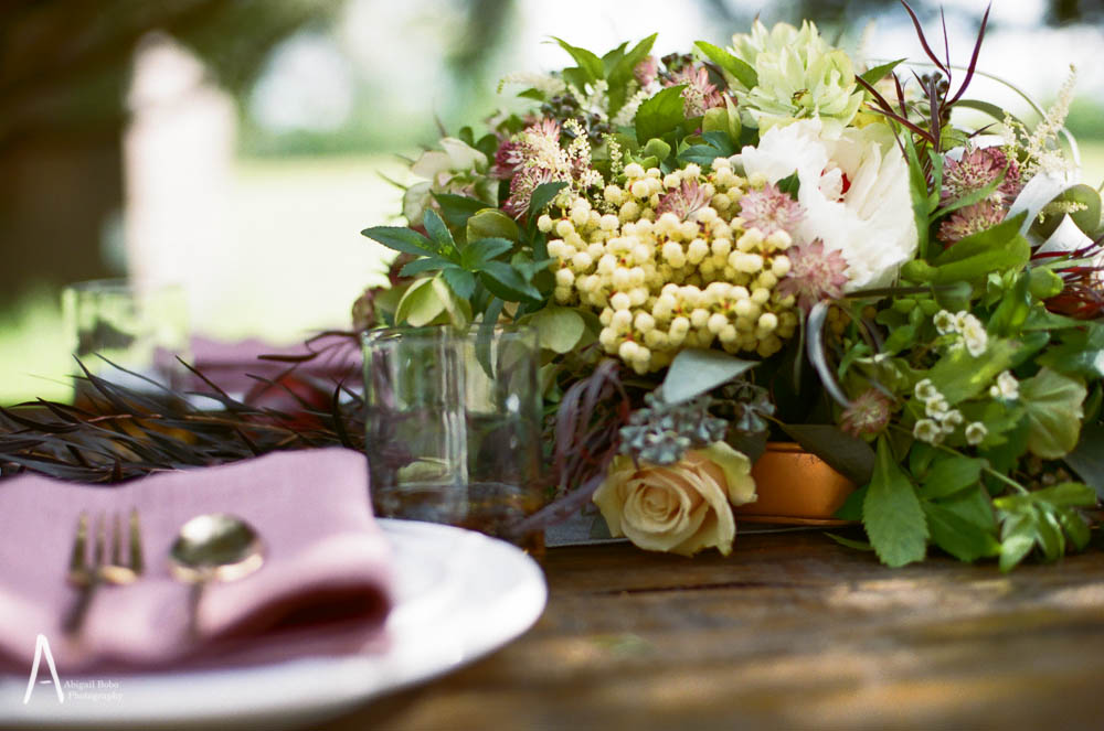 Flowers by Rosemary & Finch // Styling by Jessica Sloane // Photo by Abigail Bobo