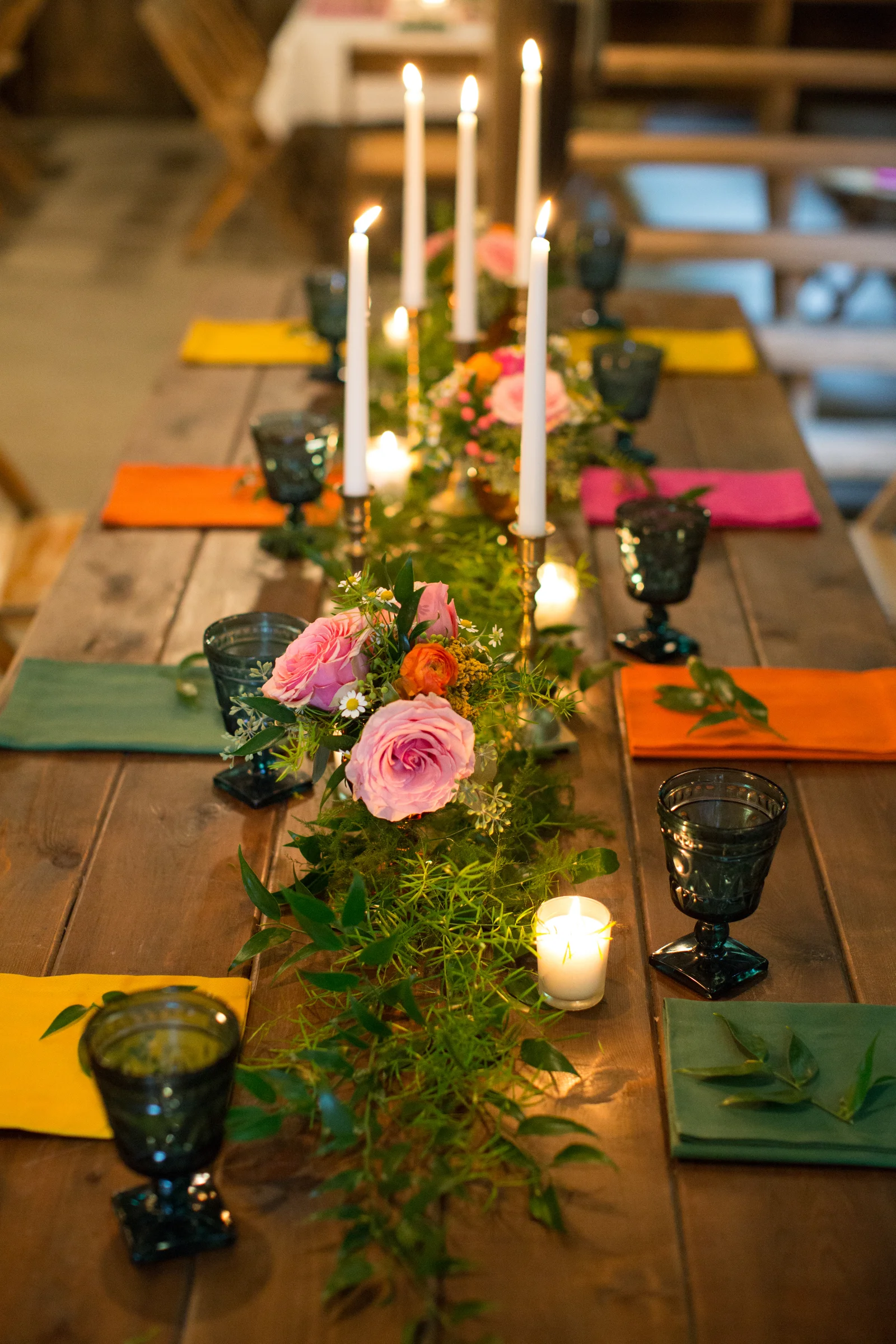 Rustic wedding flowers