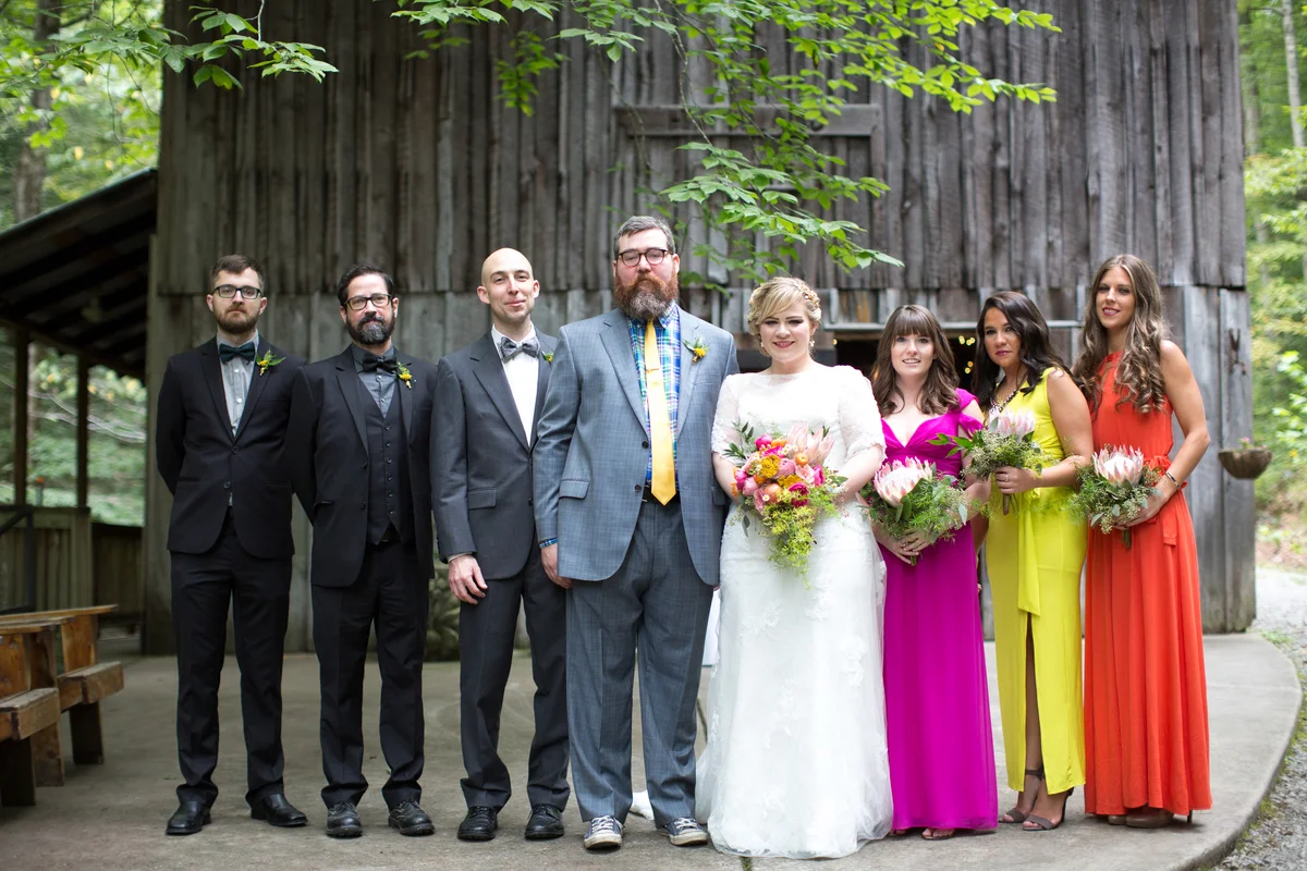 Wedding Party at Hachland Hill // Nashville Floral Design
