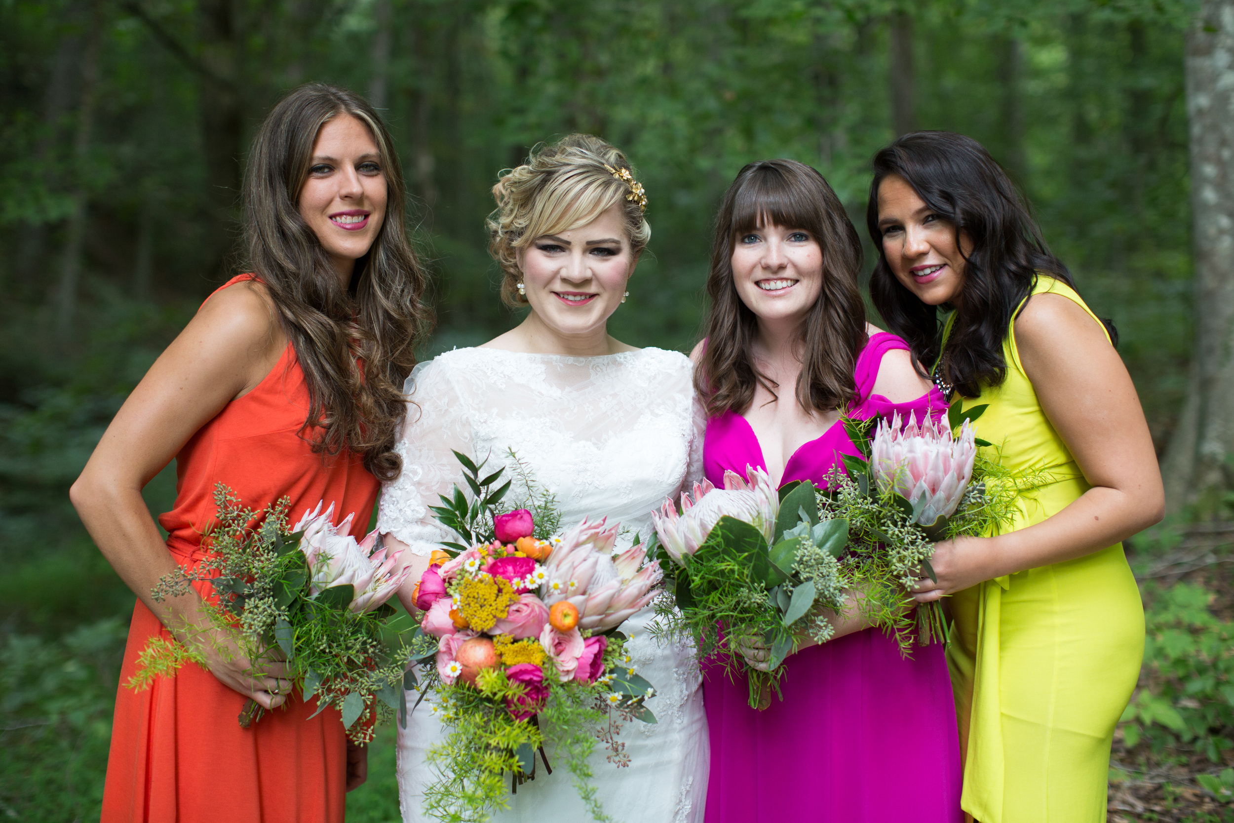 Nashville Bride and Bridesmaids Bouquets
