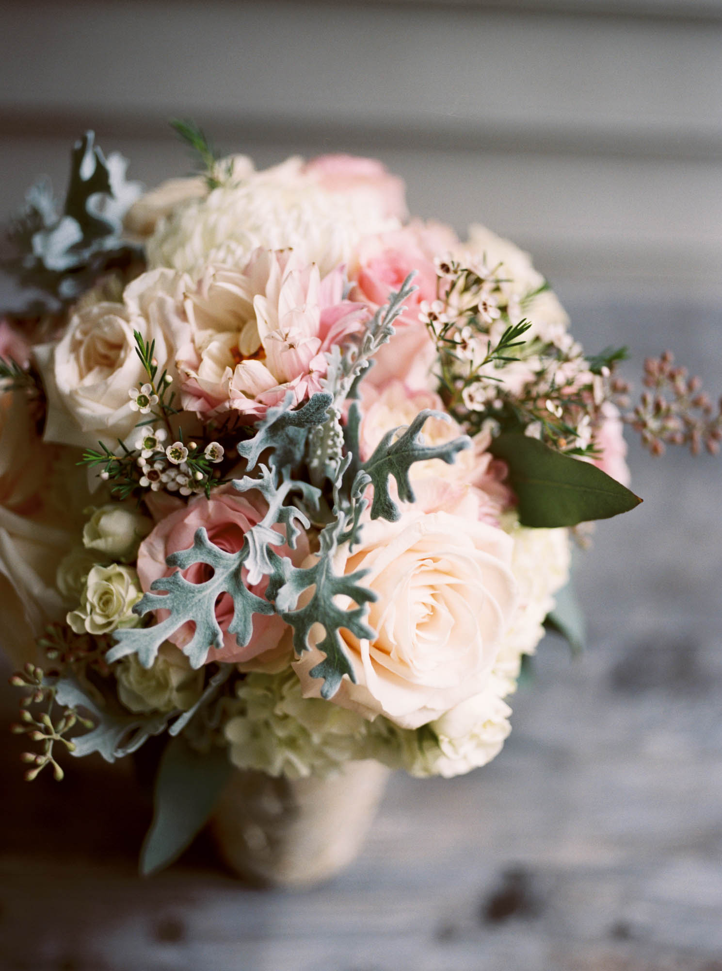 Blush and Cream Bridal Bouquet // Nashville Wedding Flowers