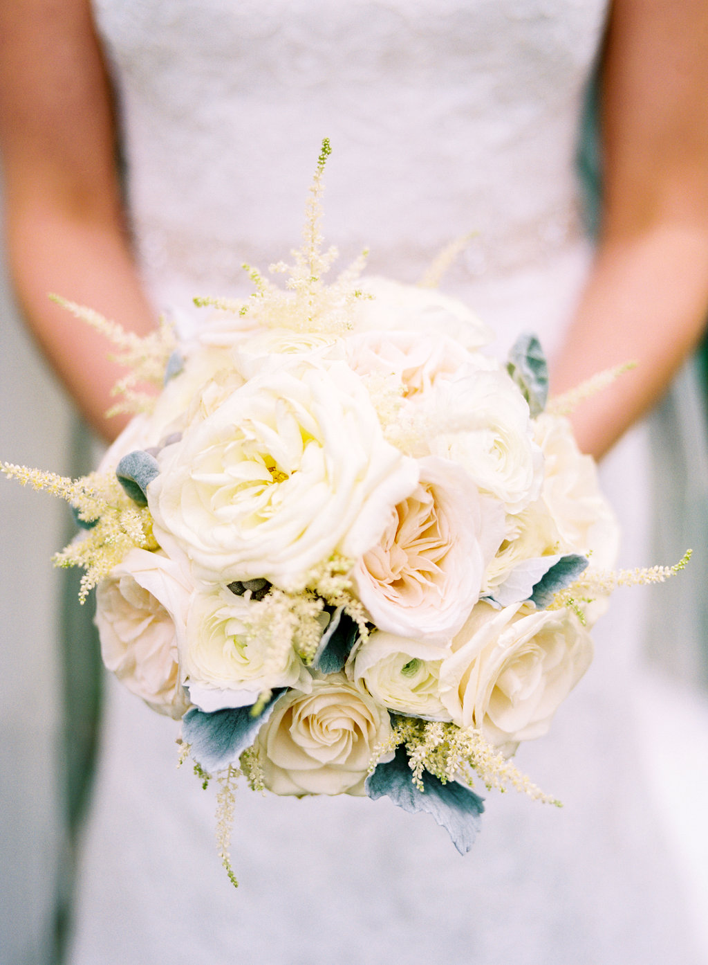 Ivory and Cream Bridal Bouquet // Nashville Wedding Flowers
