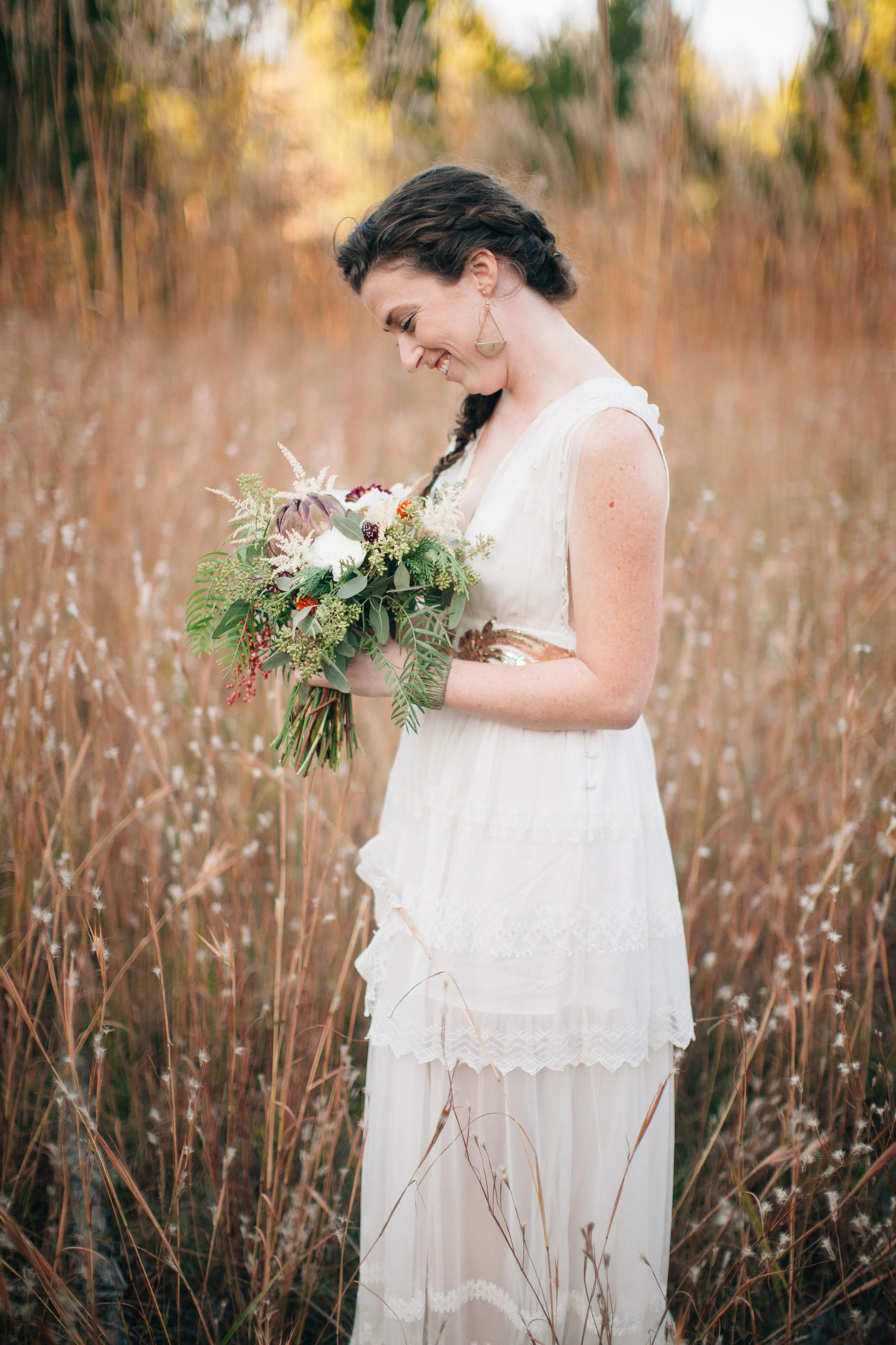 Nashville Elopement // Organic, Natural Floral Design