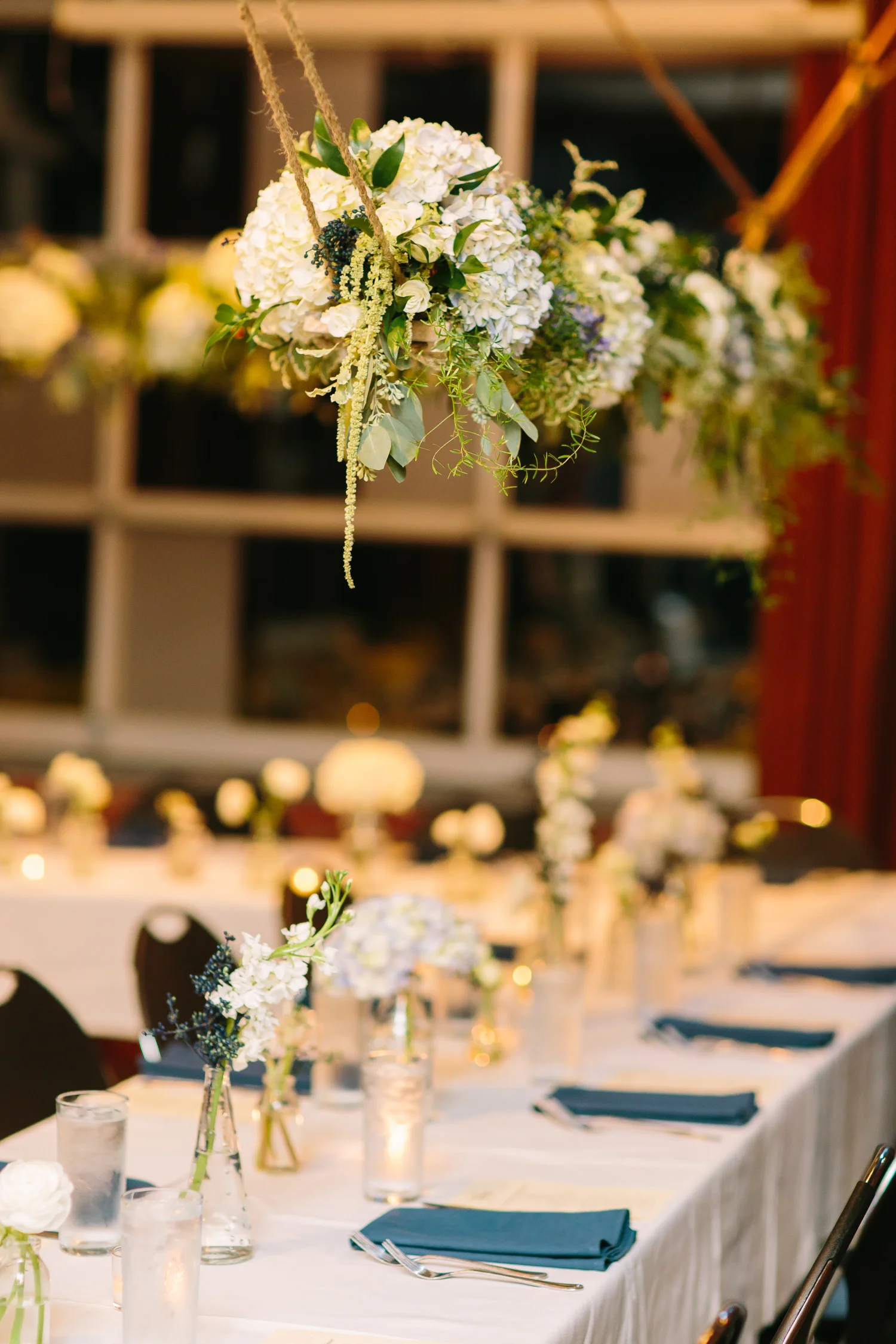 Hanging Flower Arrangement // Nashville Wedding Flowers