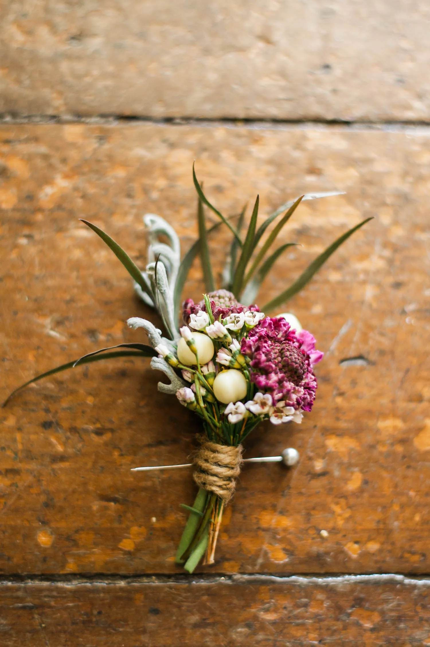 Rustic Boutonniere // Nashville Wedding Florist