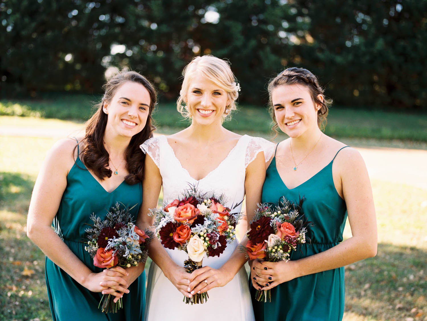 Bride and Bridesmaid bouquets // Nashville Wedding Florist