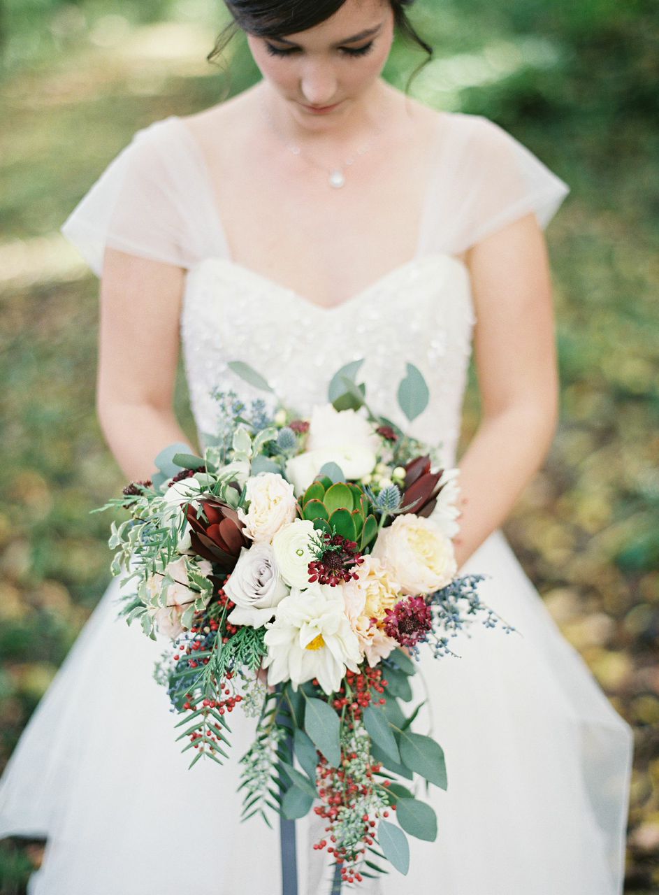Whimsical, wild bridal bouquet // Nashville Wedding Flowers
