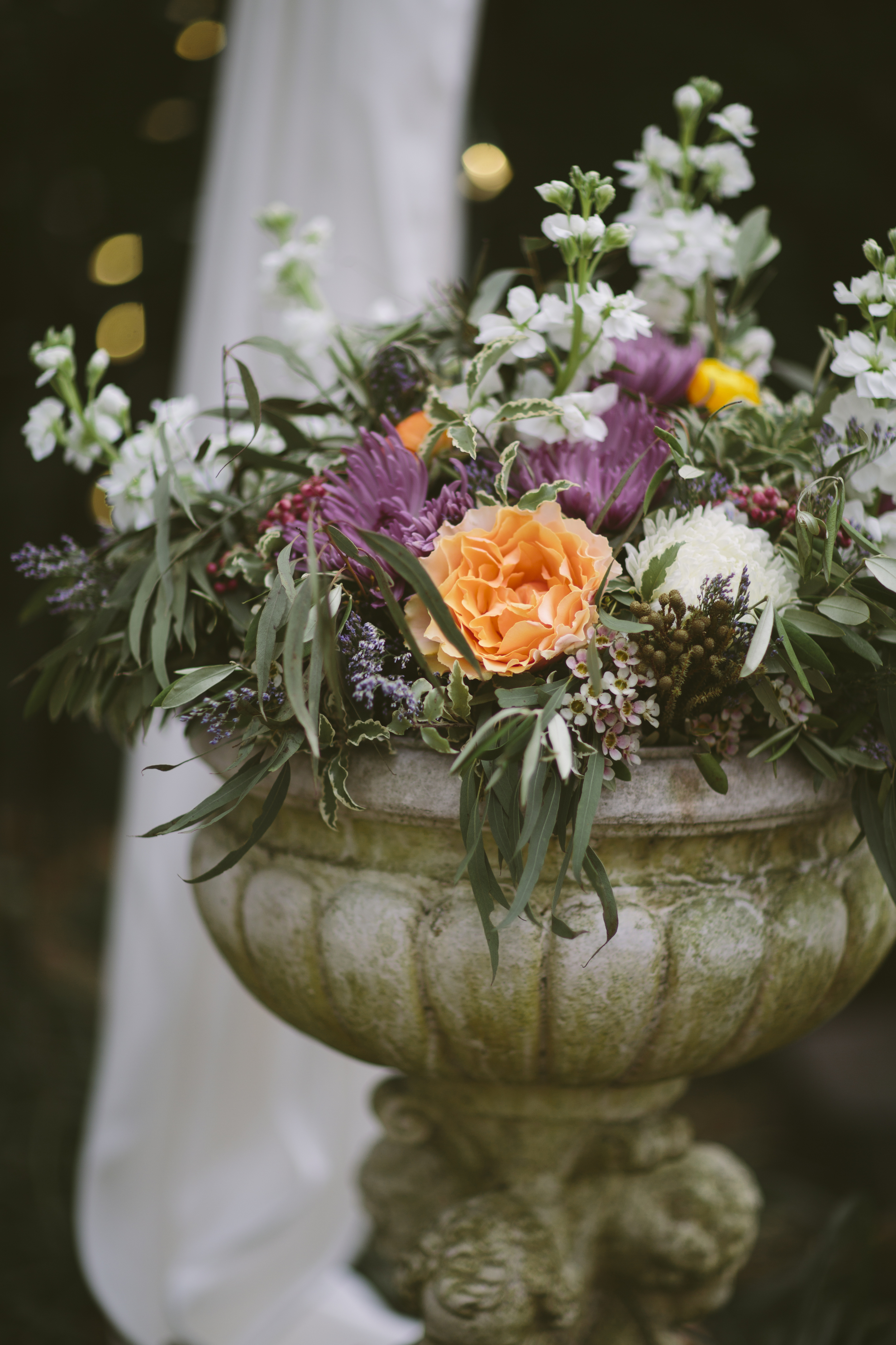 Large urn floral arrangement // Nashville Wedding Florist