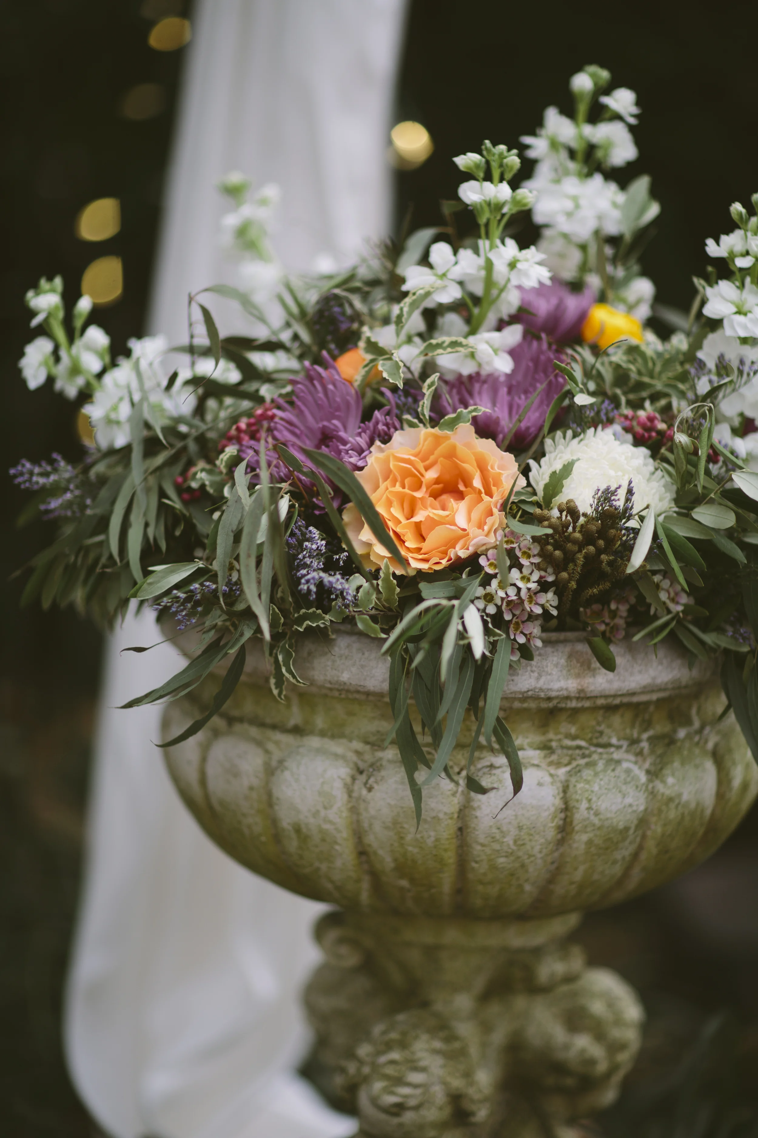 Large urn floral arrangement // Nashville Wedding Florist