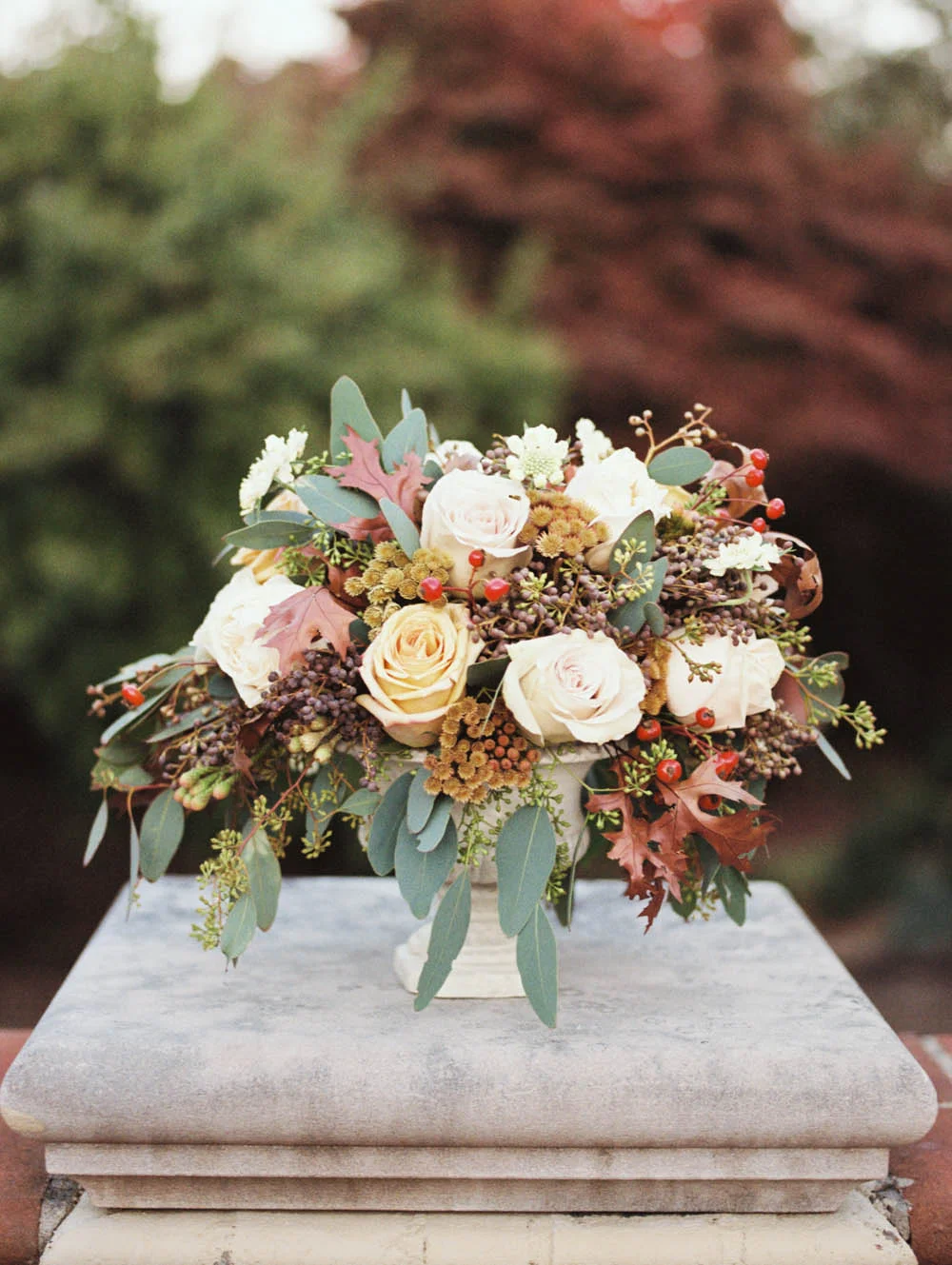 Natural, garden, organic floral arrangement