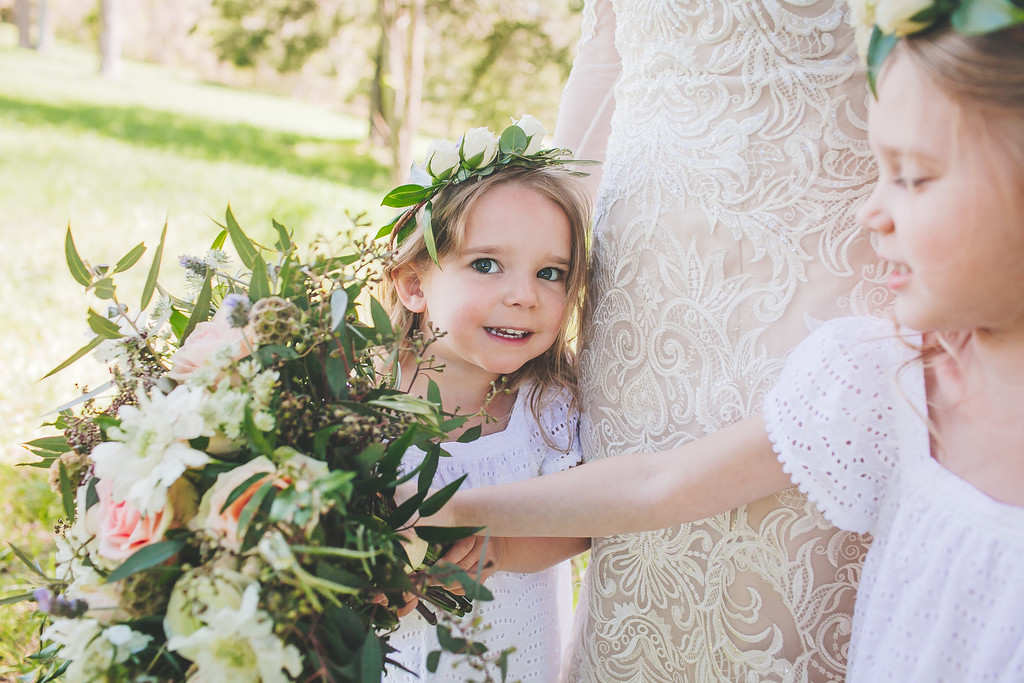 Flower girl crown // Nashville Wedding Florist