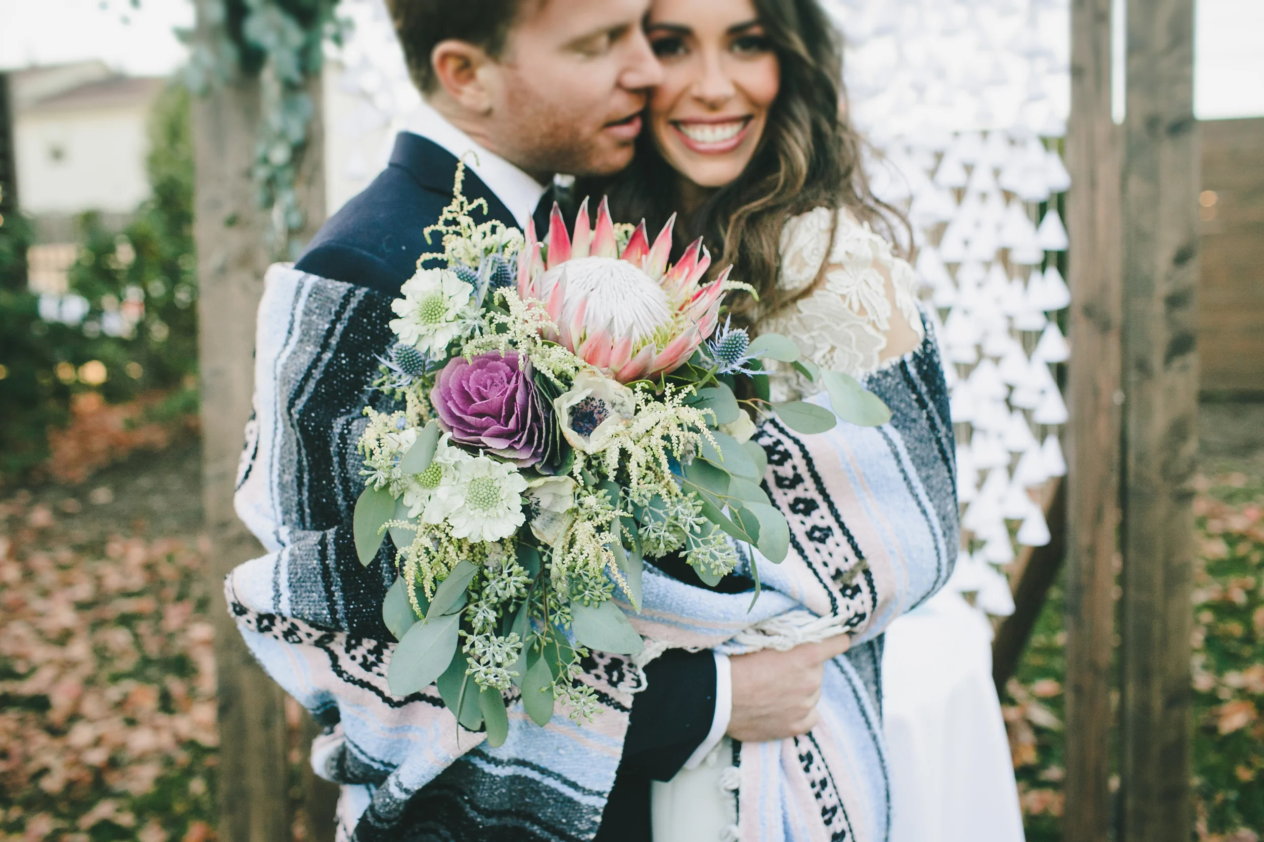 King Protea Bridal Bouquet // Nashville Wedding Florist