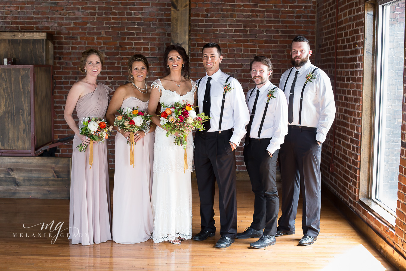 Italian Inspired Bridal Party // Nashville Wedding Florist
