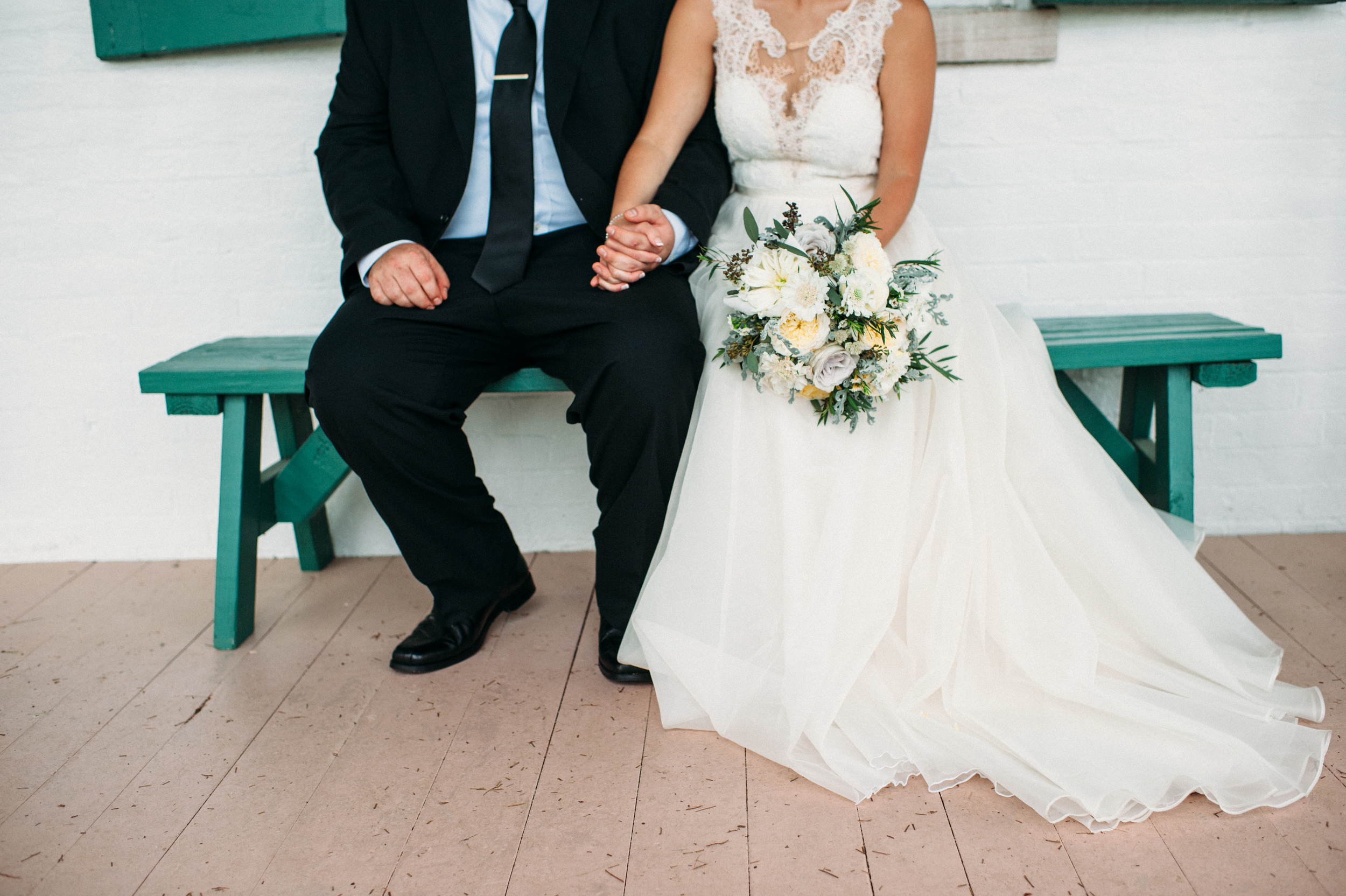 Carnton Plantation Bride and Groom // Franklin, TN Wedding Flowers