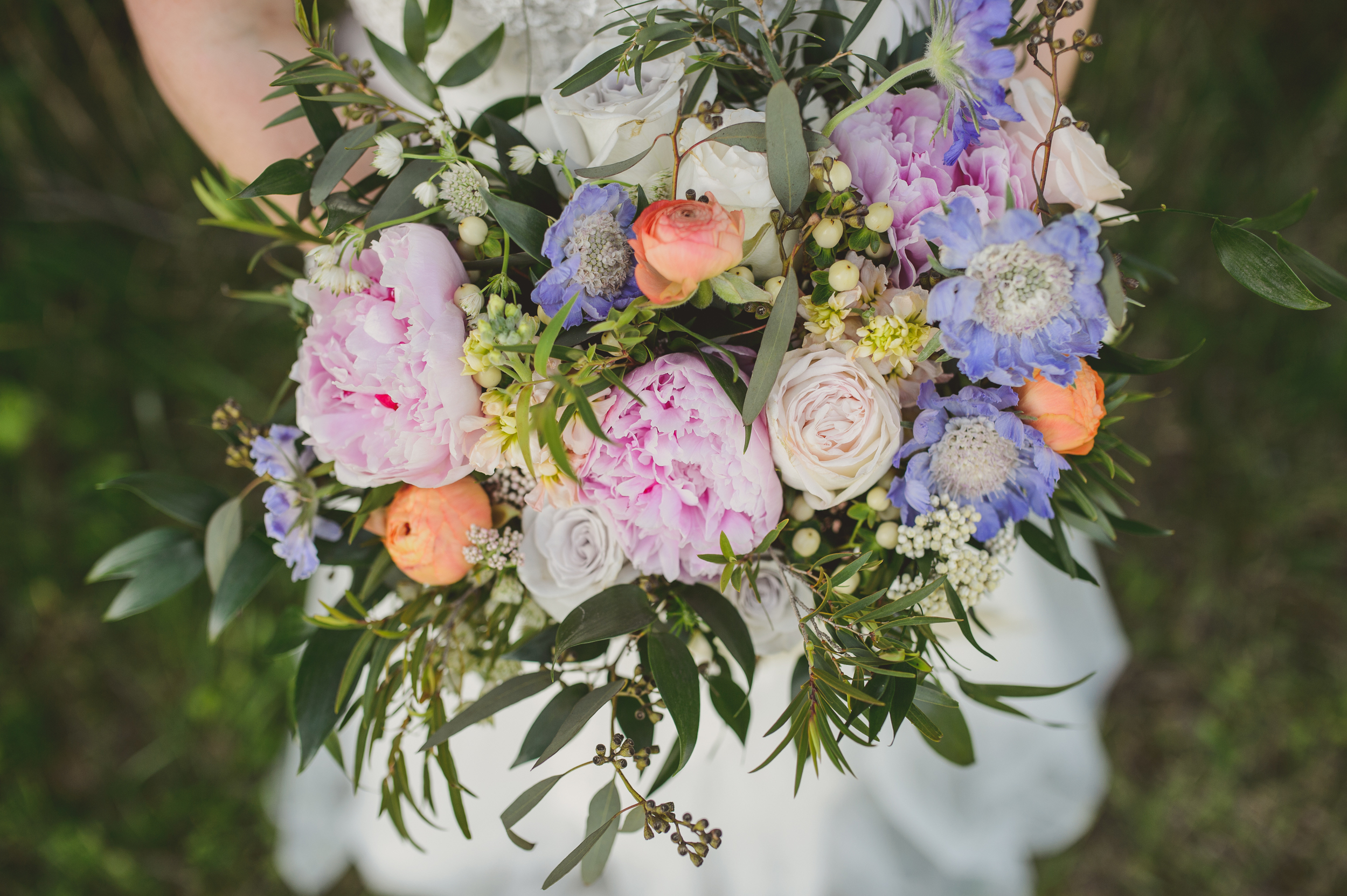 Peonies,  ranunculus, and greenery // Nashville Wedding Florist