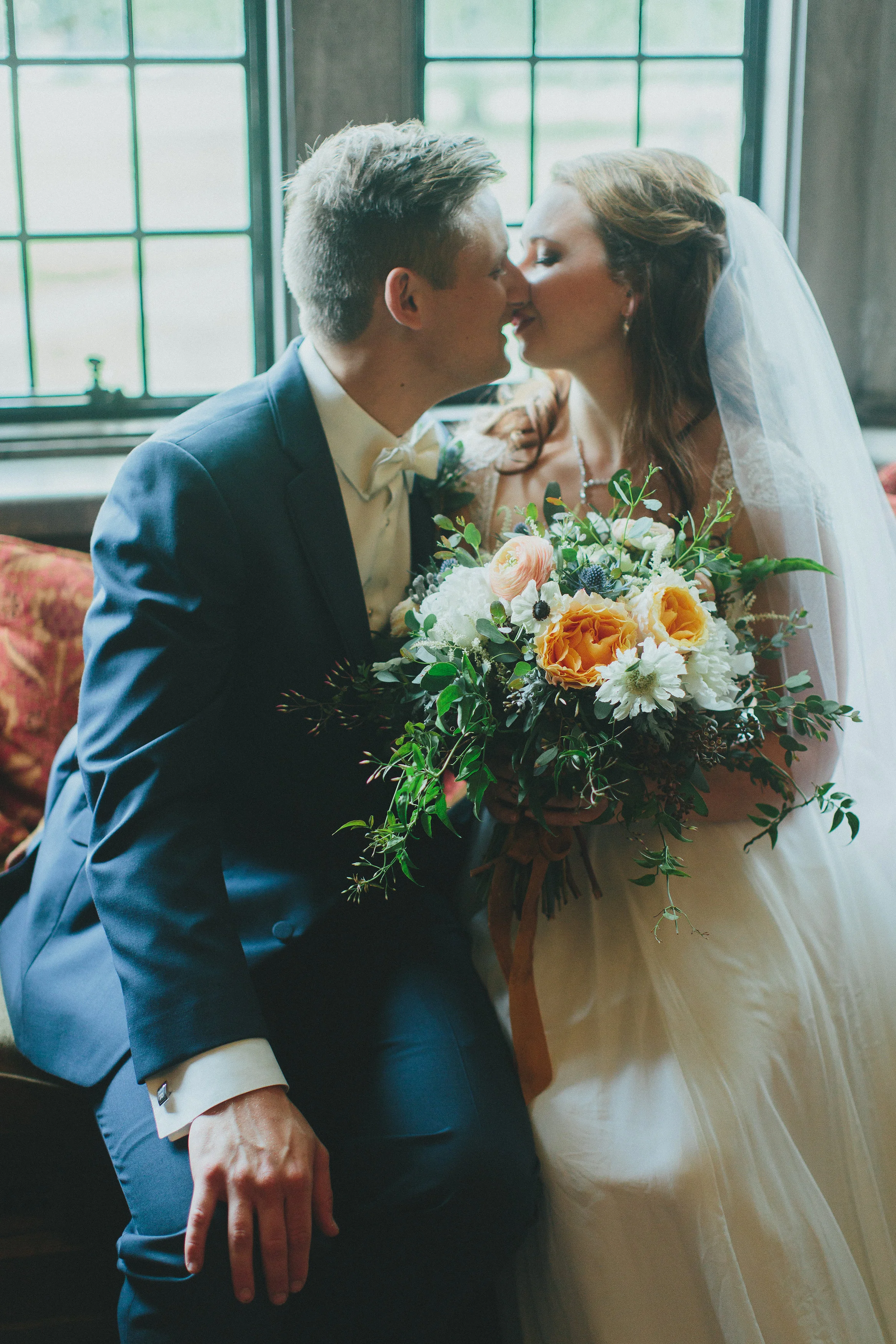 Lush, organic bridal bouquet // Nashville Wedding Flowers