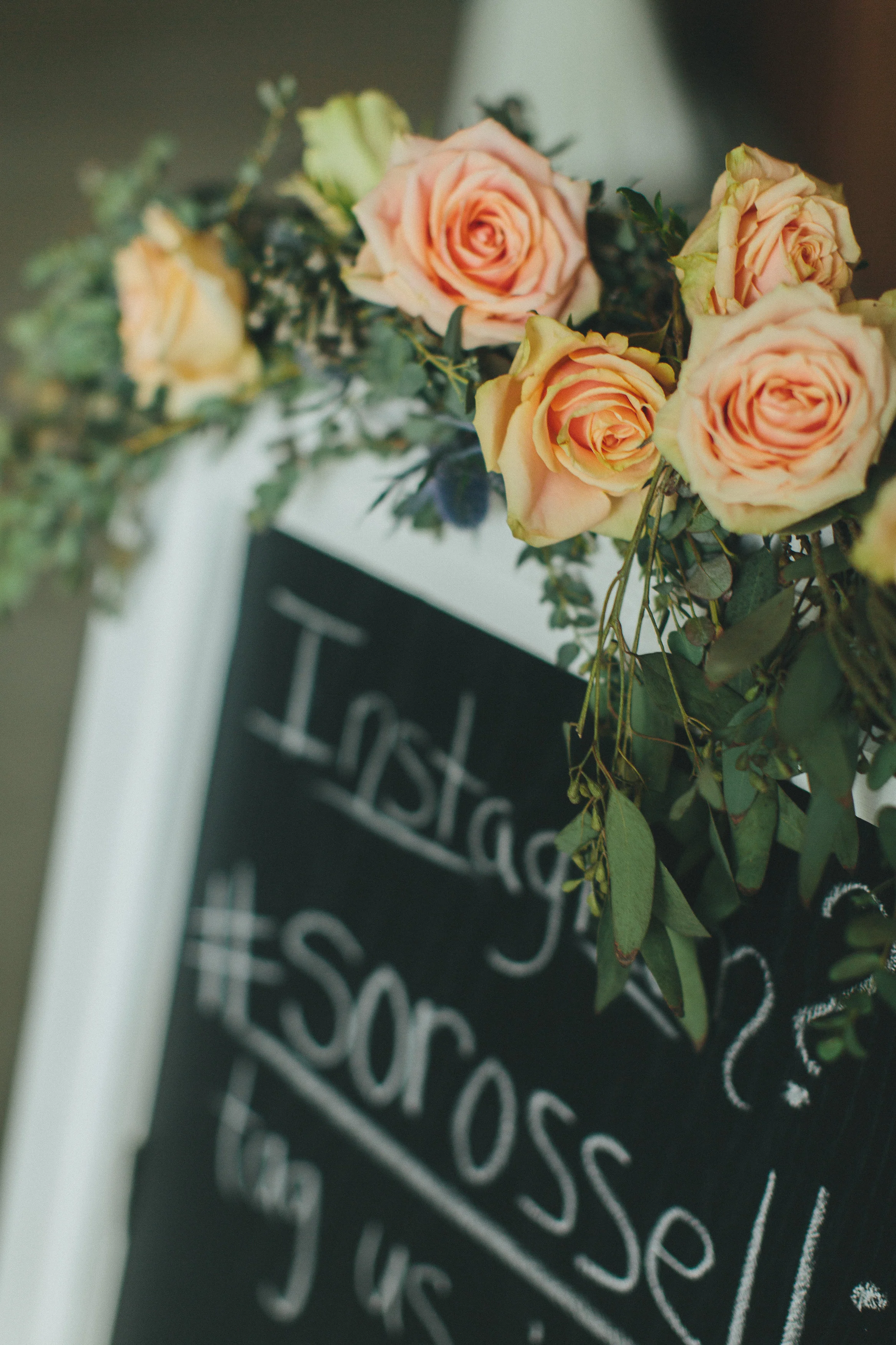 Hashtag sign // Nashville Wedding Flowers