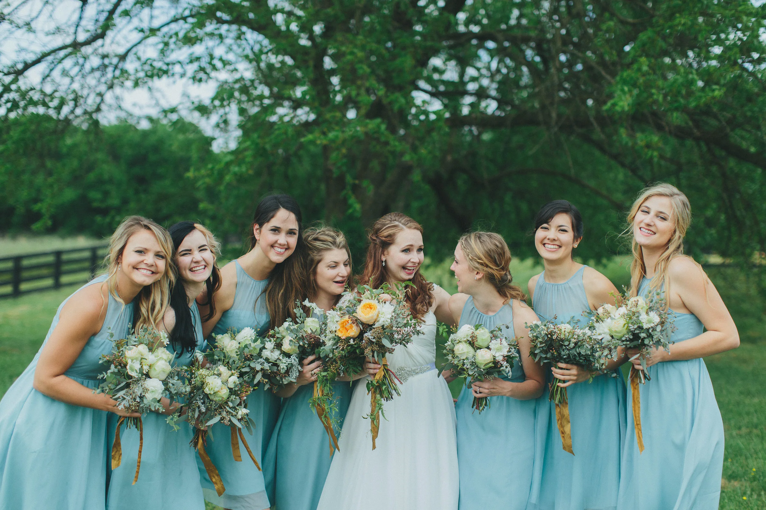 Lush greenery bouquets // Nashville Wedding Floral Design