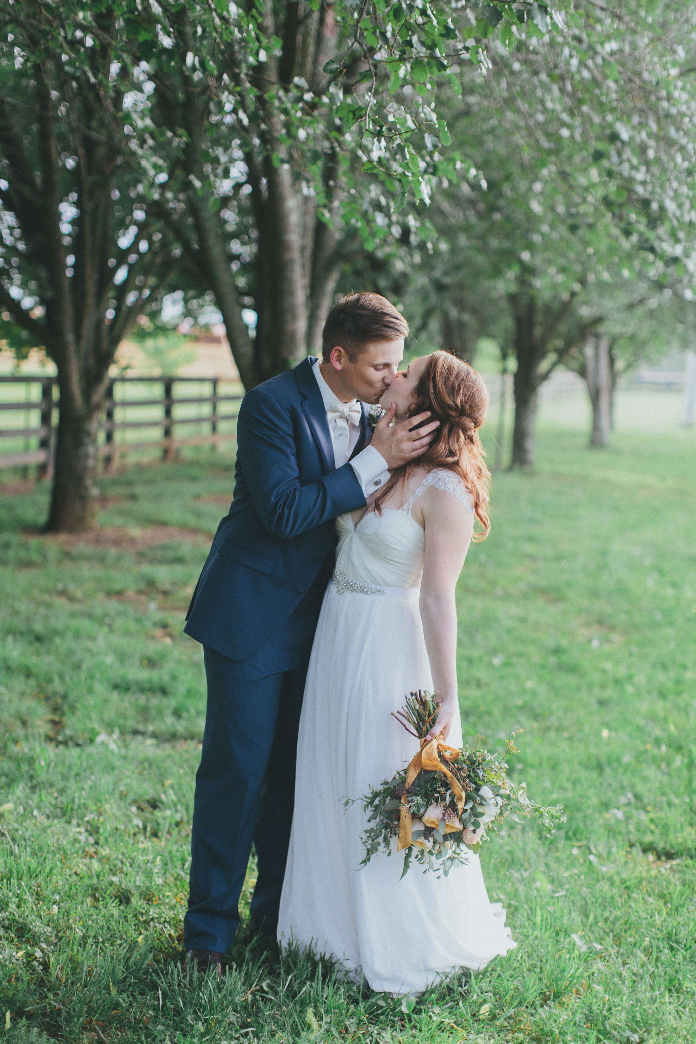 Bride and Groom / Nashville Wedding Florist