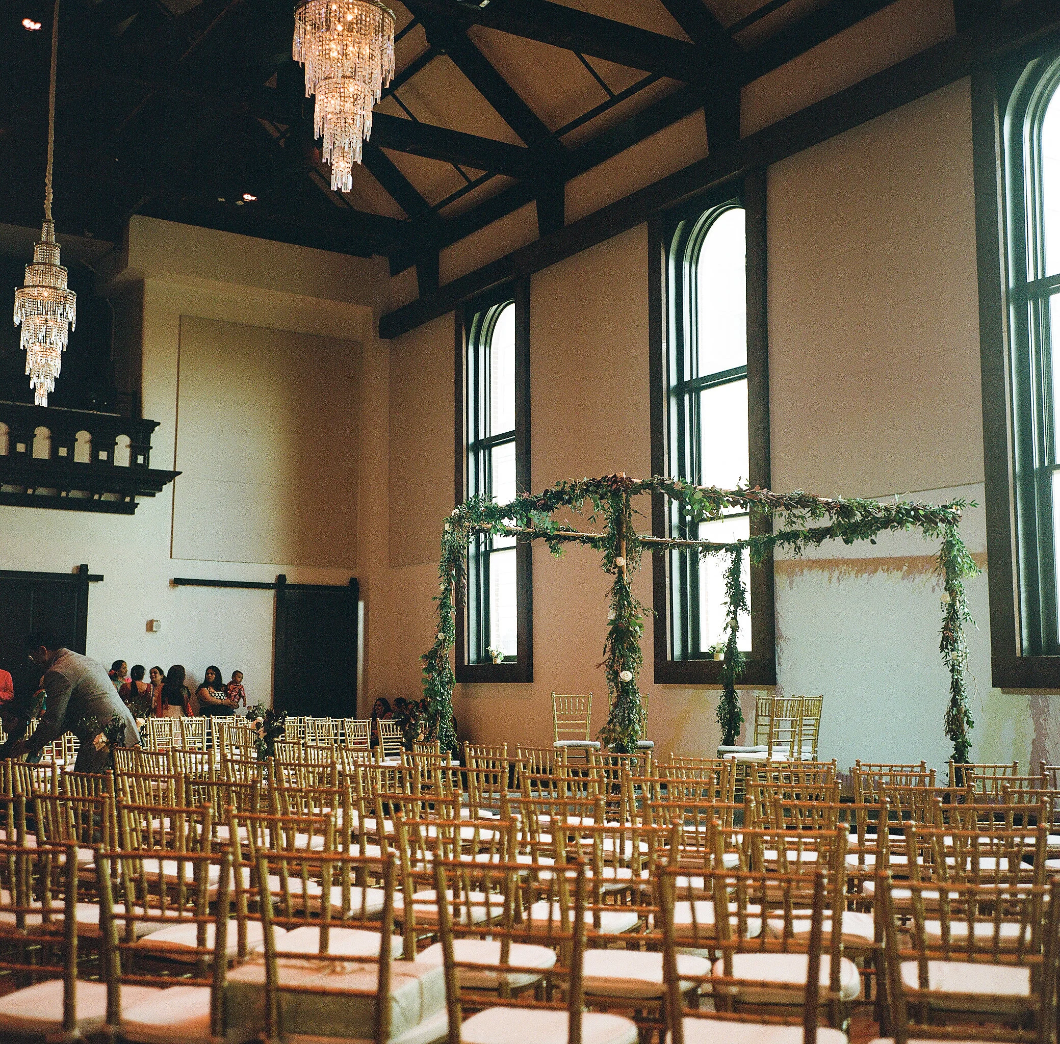 Mandap at the Bell Tower, Downtown Nashville Wedding